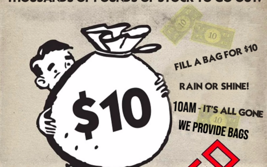 $10 Fill-A-Bag Sales is back May 11