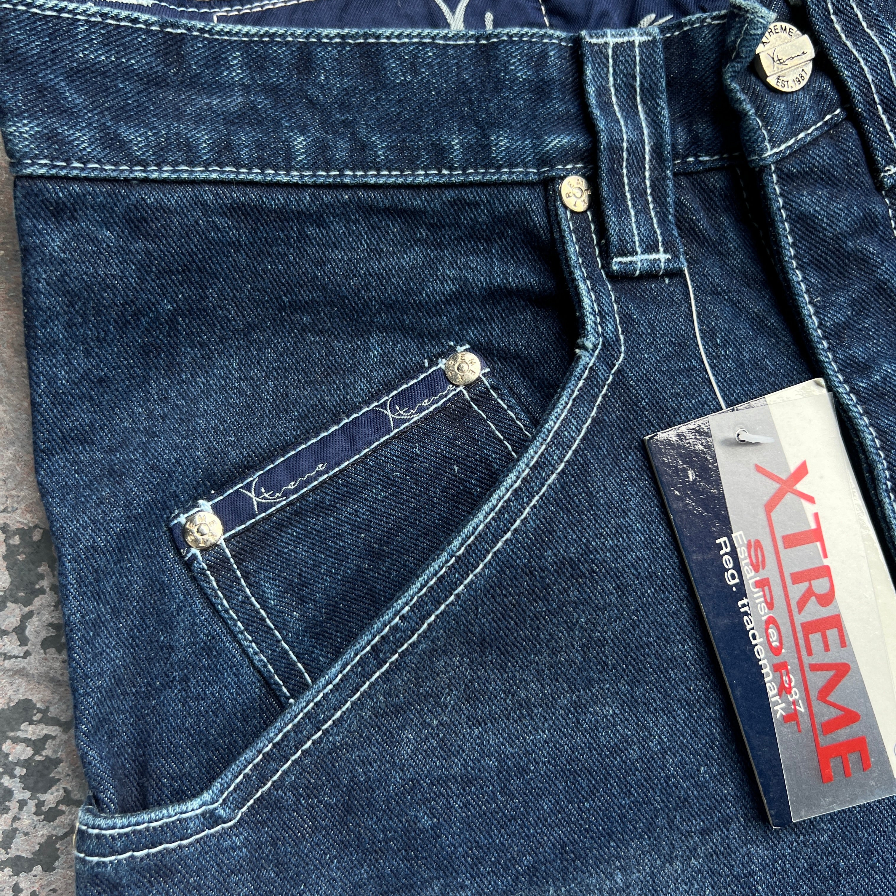 Y2K Darkwash Xtreme Jeans