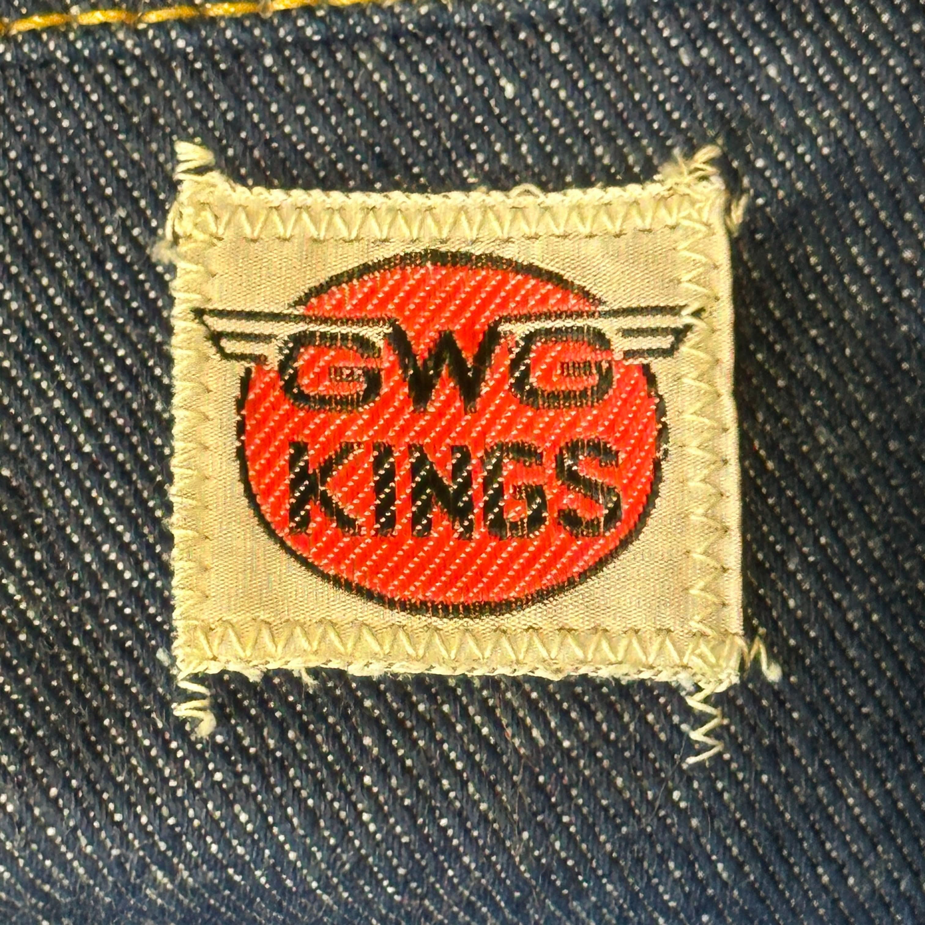 Vintage GWG Kings Denim Jacket Size 6 kids deadstock 50s