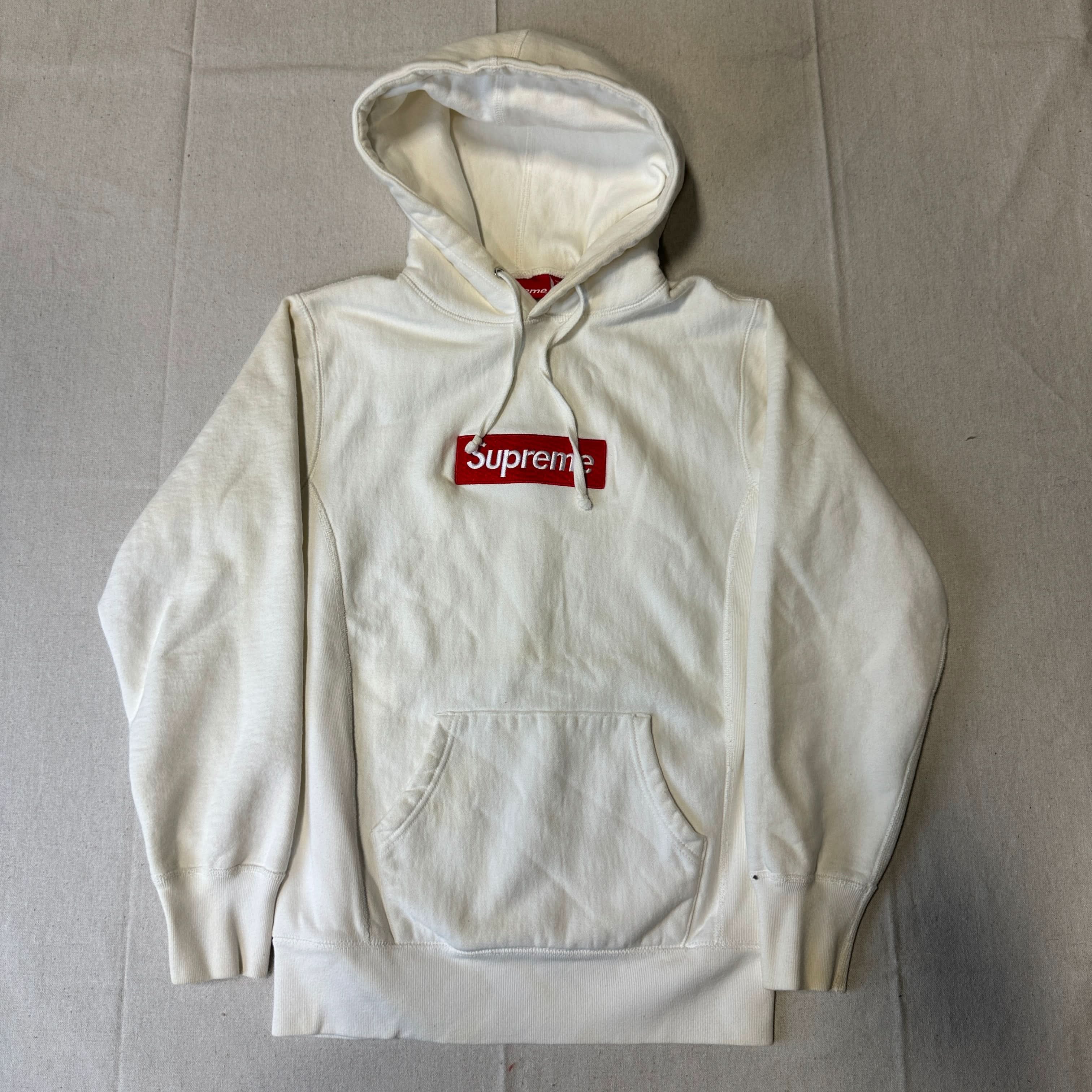 Vintage Supreme Box Logo Hooded Sweatshirt Size Small
