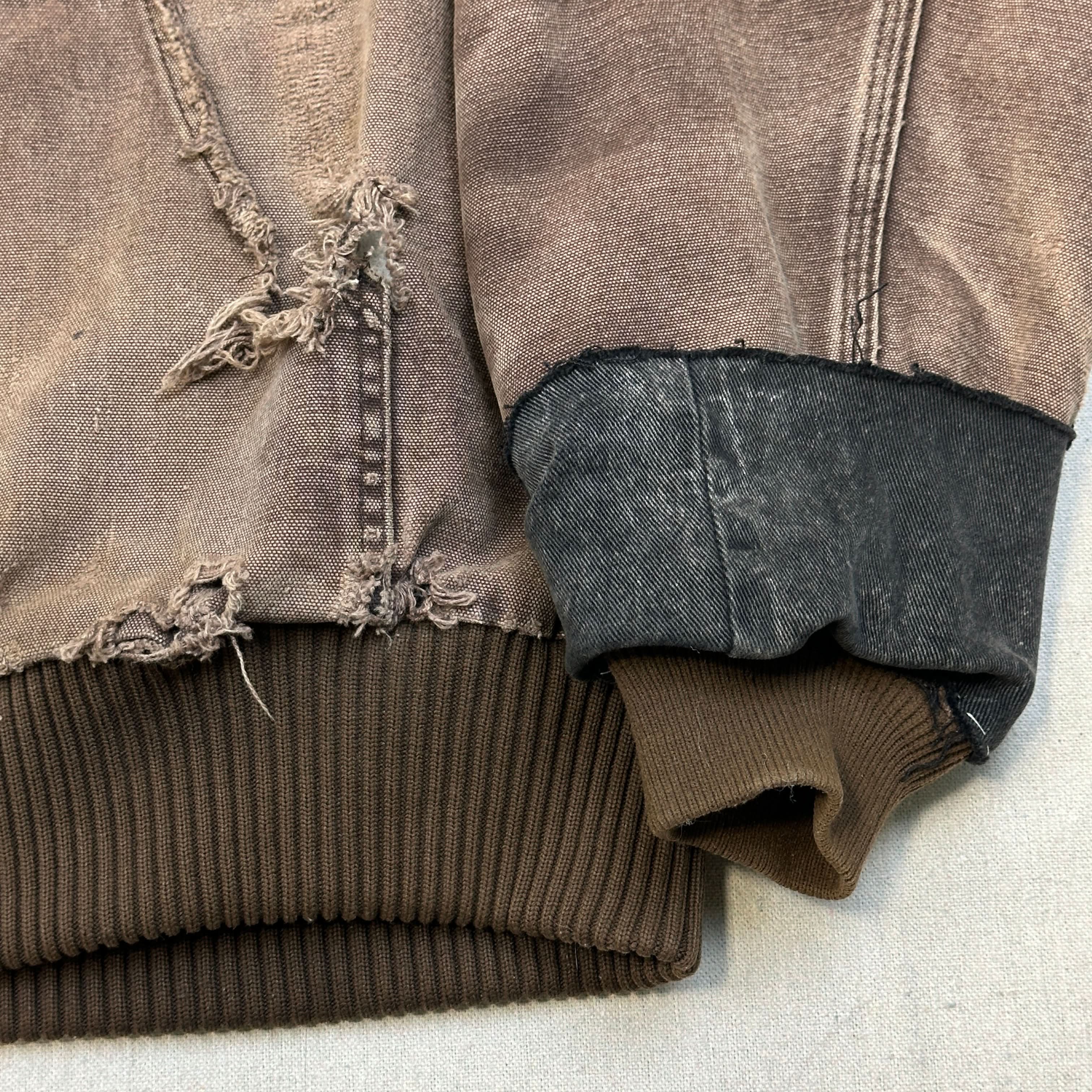 Vintage Carhartt Lego Custom Graphic Patchwork Work Jacket Size Large