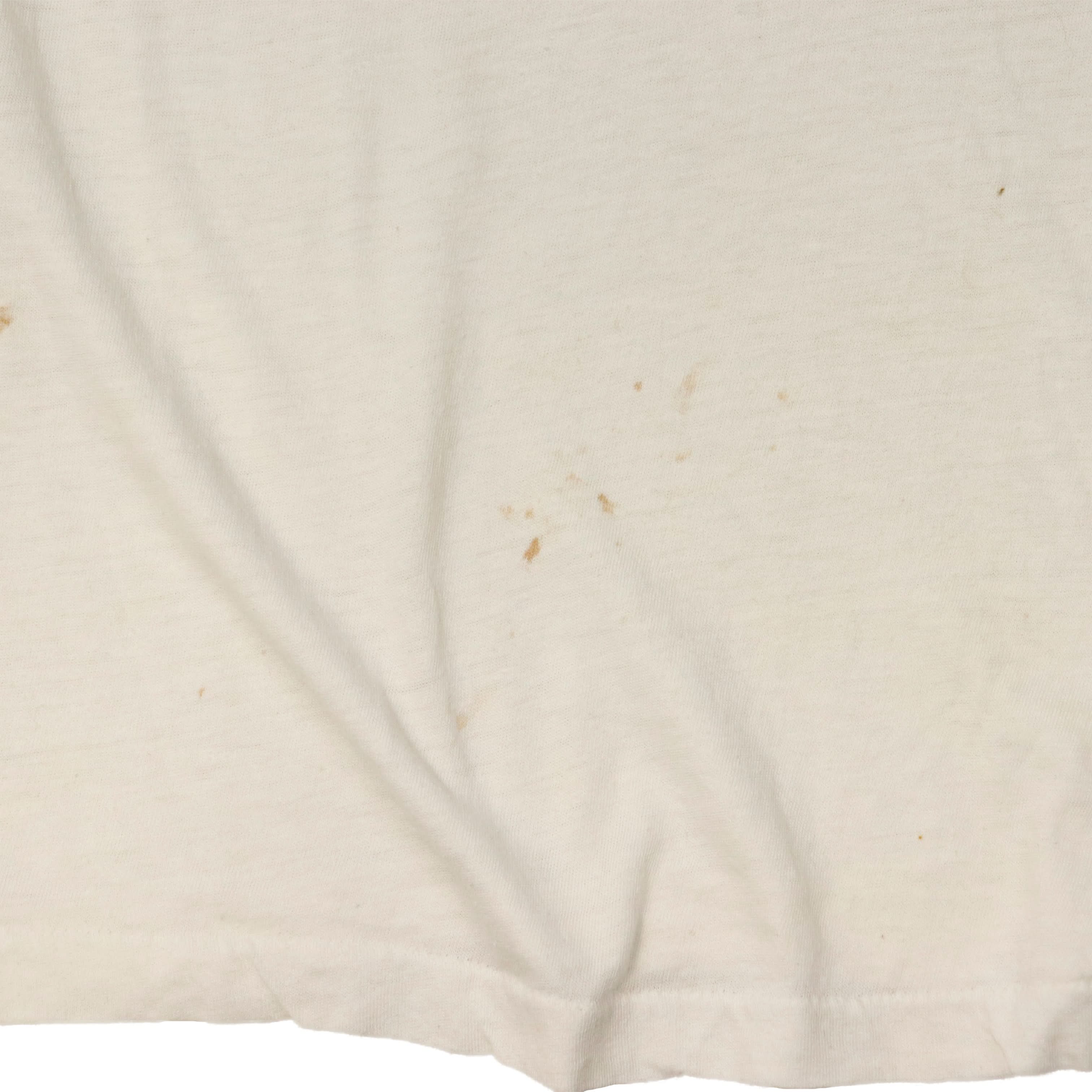 Vintage 70s 80s Nike waffle runners shoes over shoulder Ringer Graphic T-Shirt Size XL