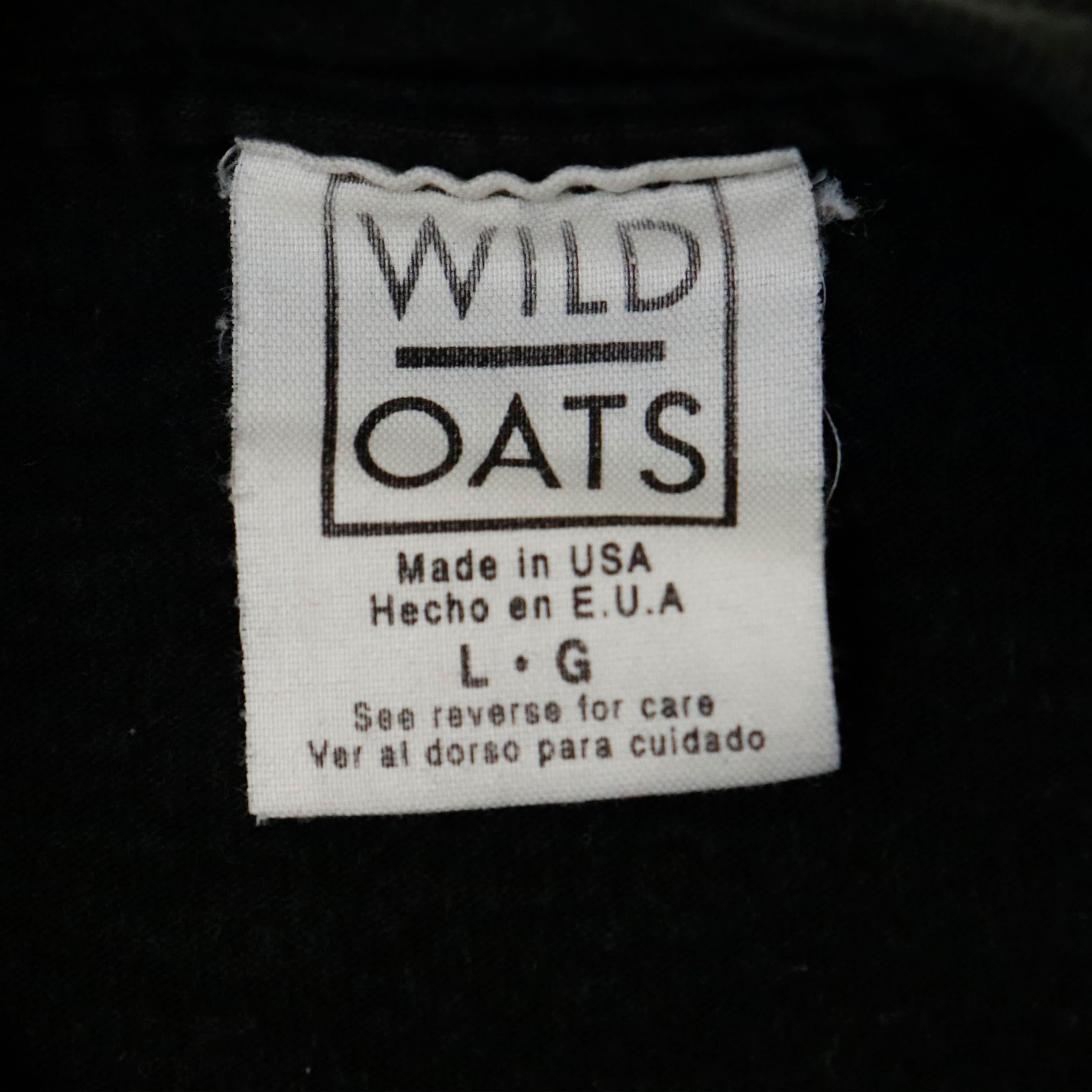 Vintage Wild Oats Stabbing Westward Graphic Band T-Shirt Size L 90s