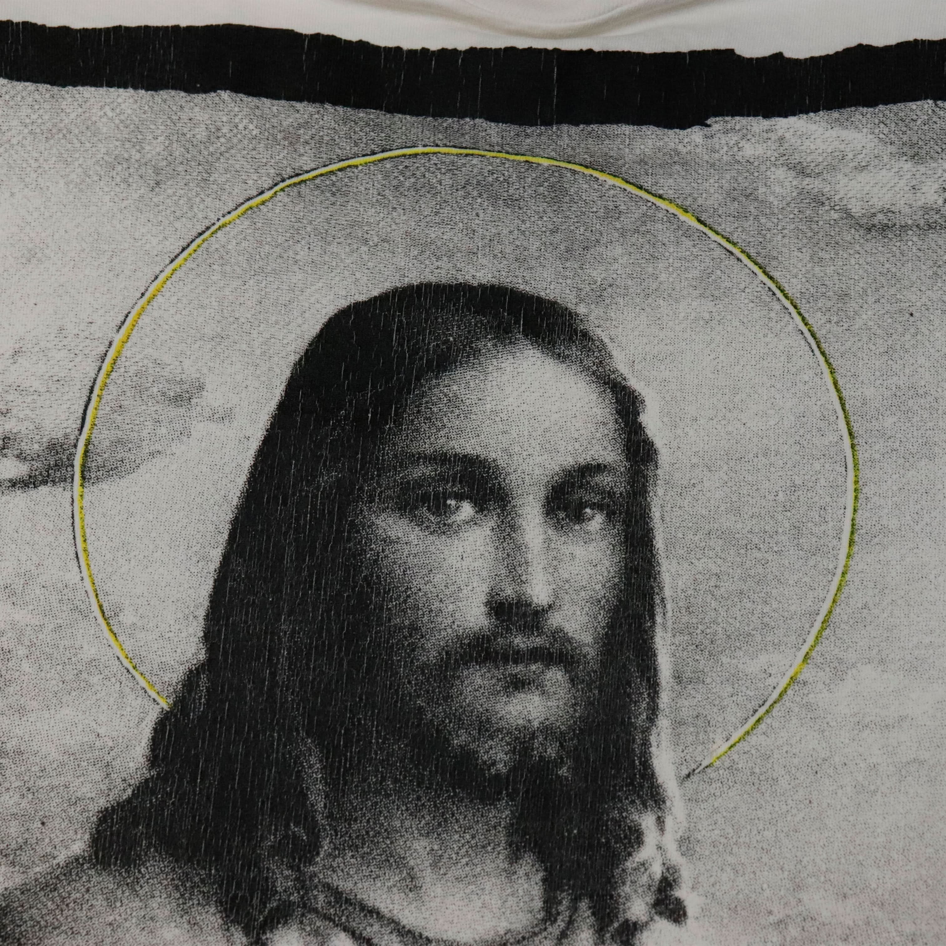 Vintage 80s Hanes Jesus Christ Graphic T-Shirt Size XL