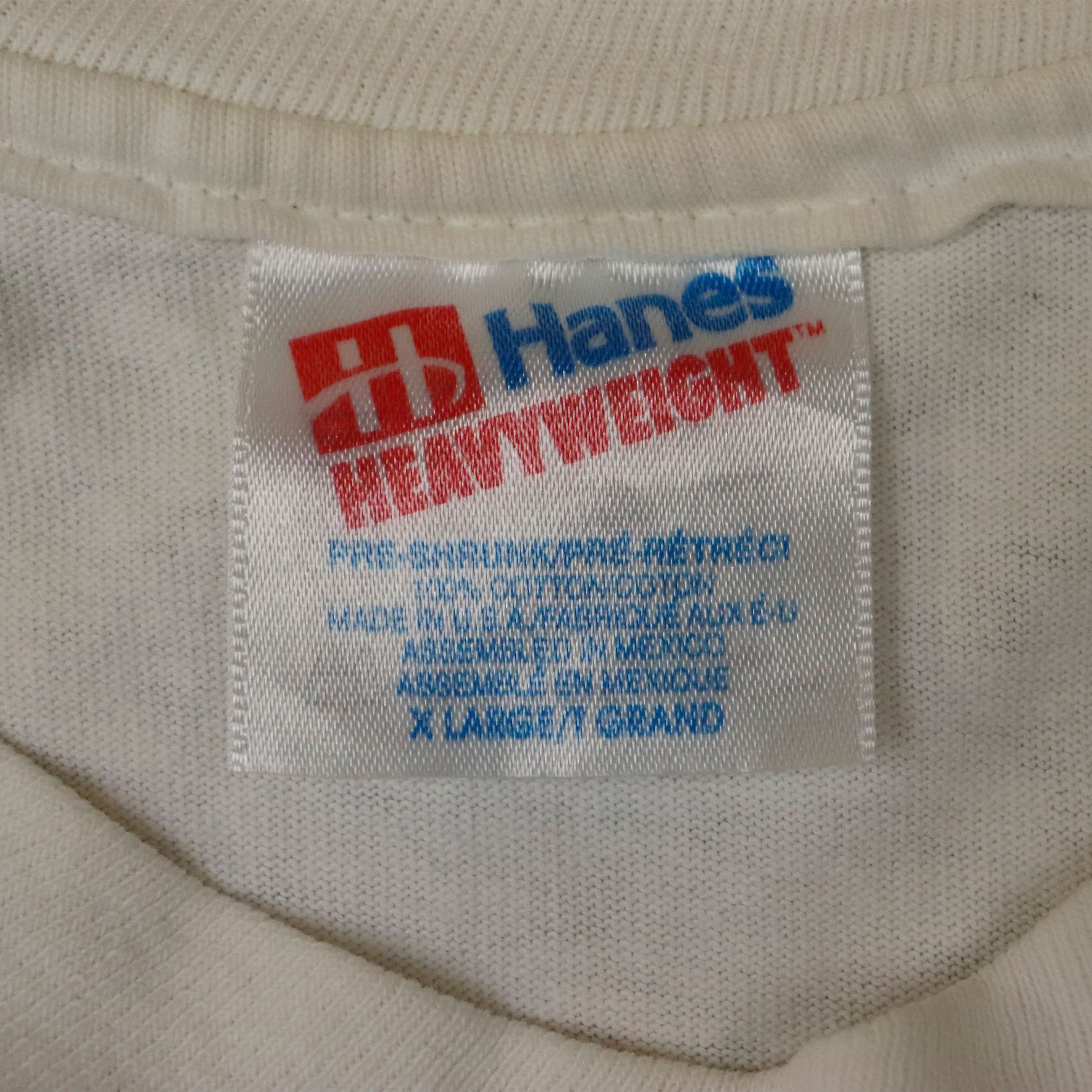 Vintage 80s Hanes Jesus Christ Graphic T-Shirt Size XL