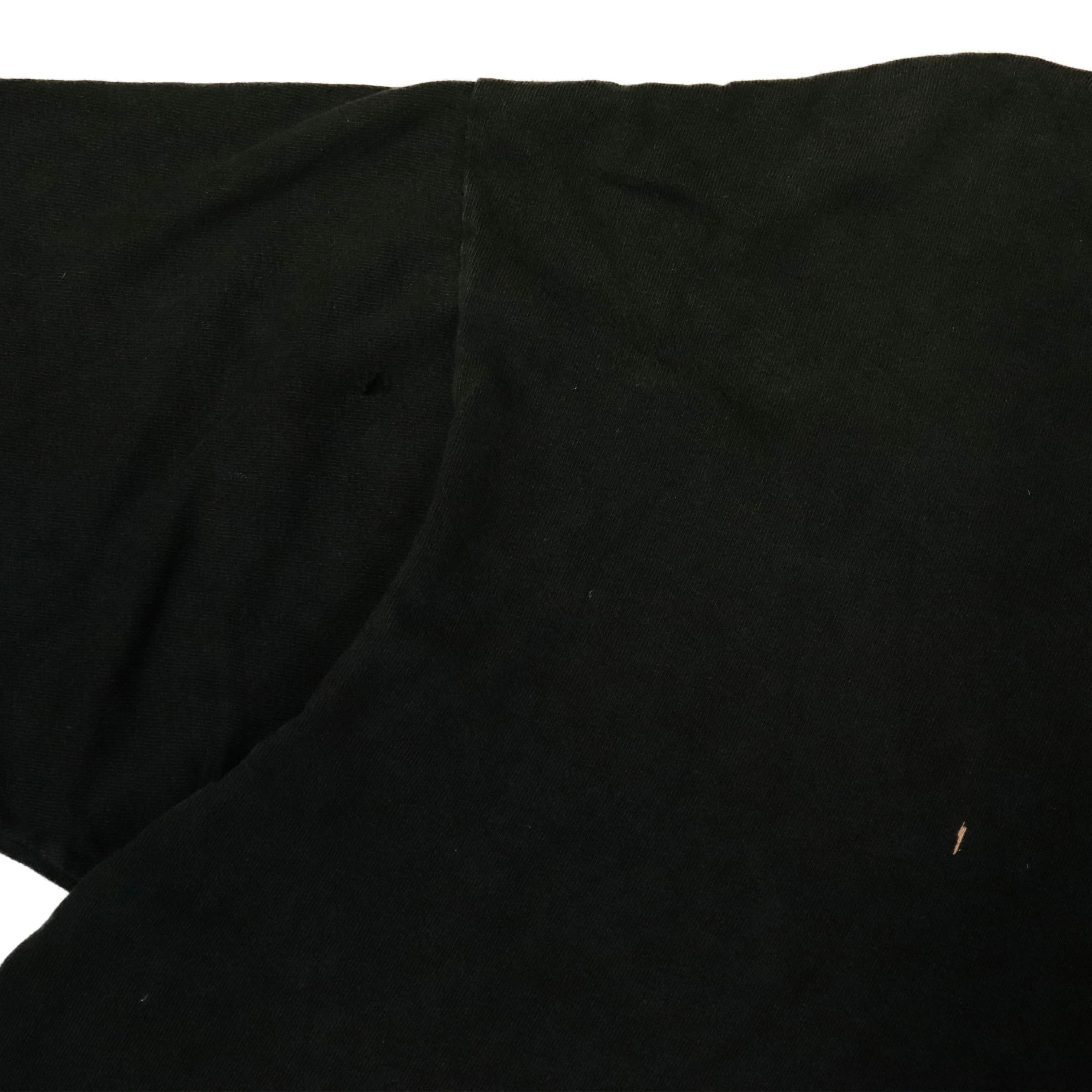 Vintage Wayne's World Embroidered Black T-Shirt Size XL