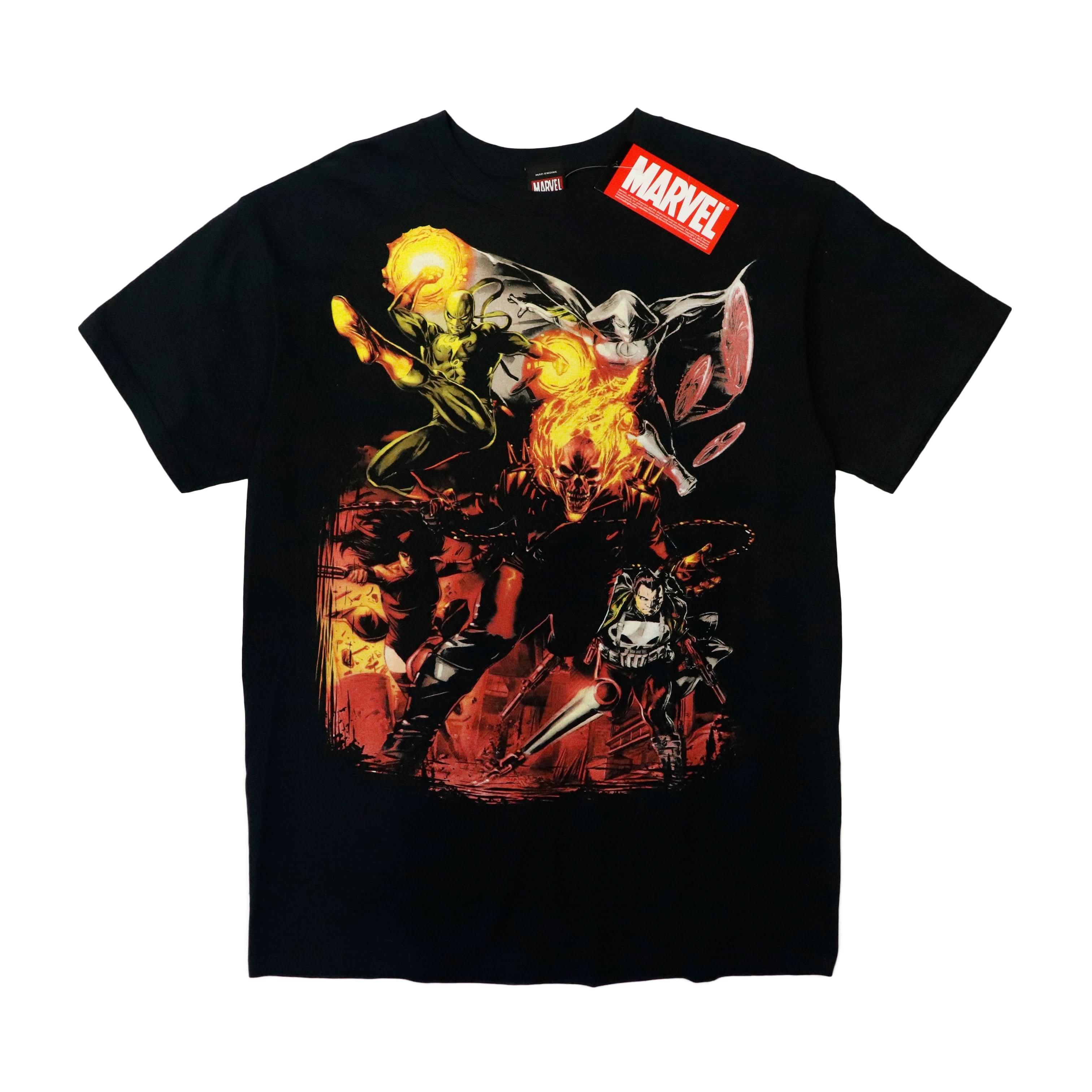 Vintage Marvel Mad Engine Superheroes Graphic T-Shirt Size M