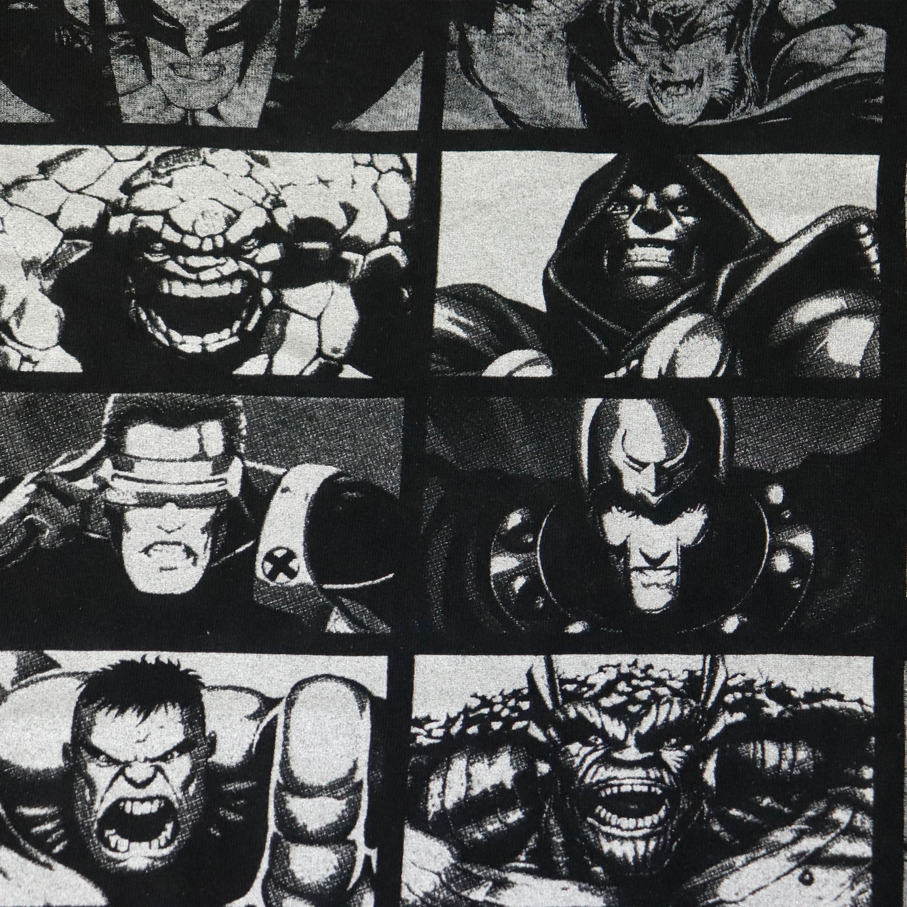 Vintage Marvel Mad Engine Comic Characters Graphic T-Shirt Size L