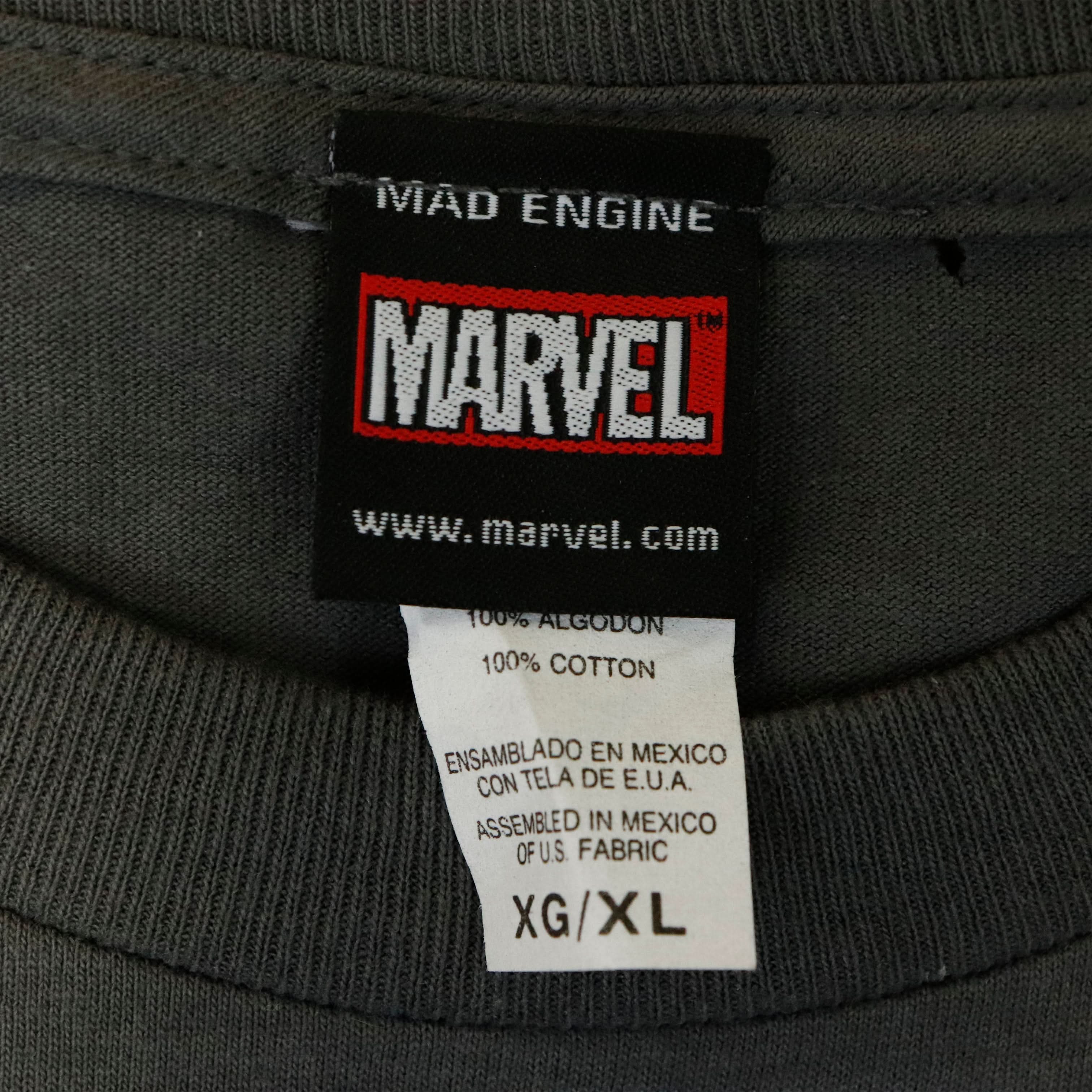 Vintage Marvel Mad Engine Fantastic Four Graphic Tee Size XL