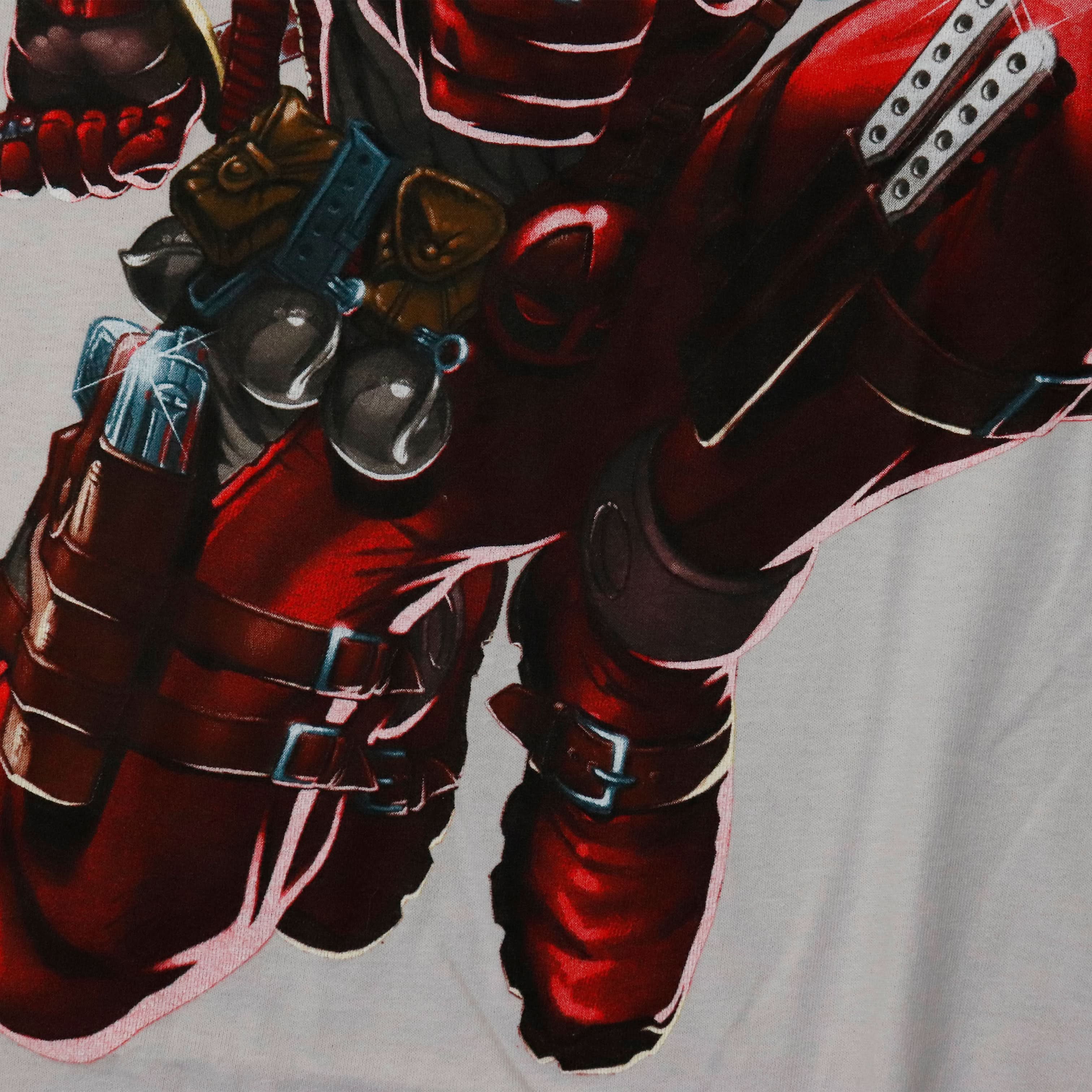 Vintage Marvel Mad Engine Deadpool Graphic T-Shirt Size Medium