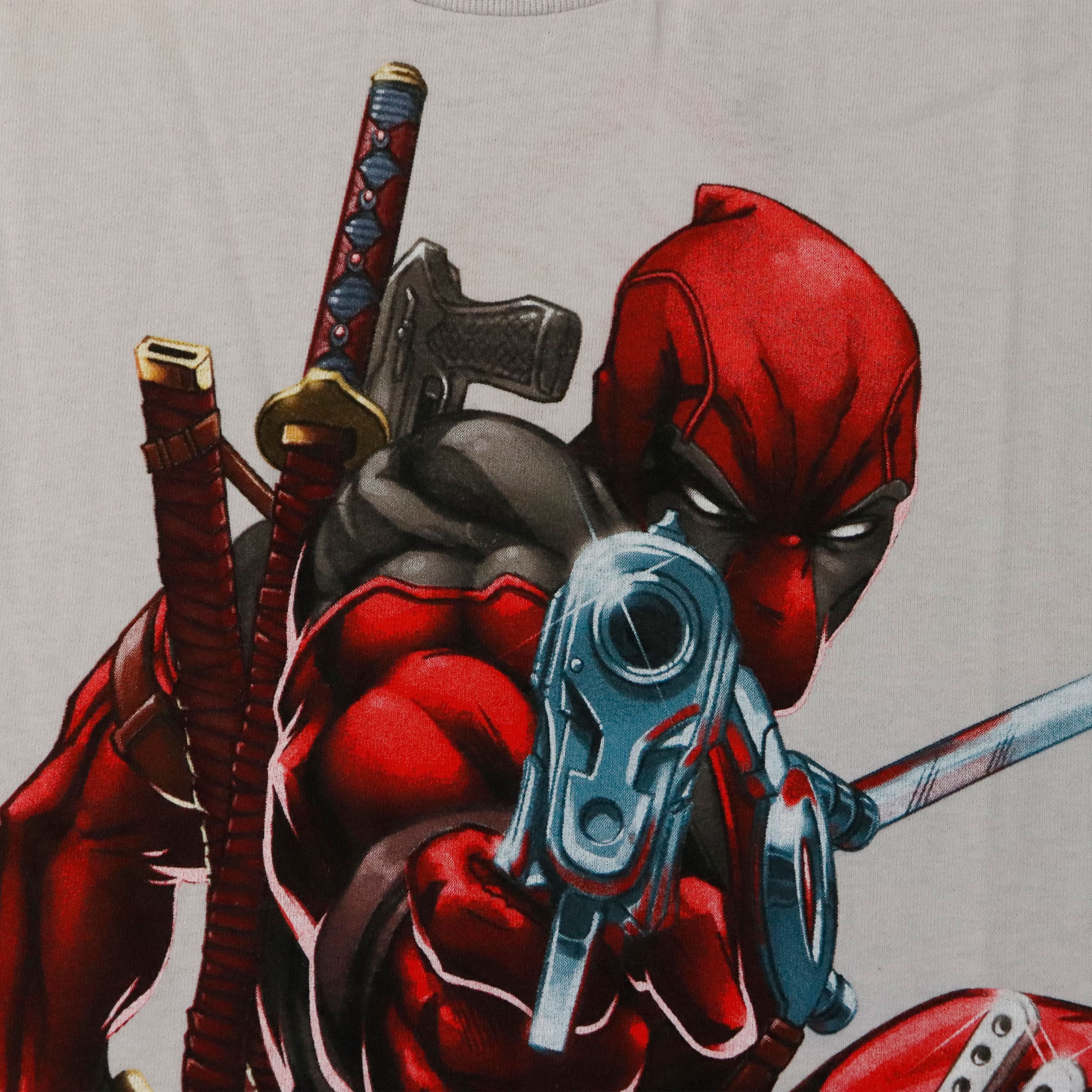 Vintage Marvel Mad Engine Deadpool Graphic T-Shirt Size Medium