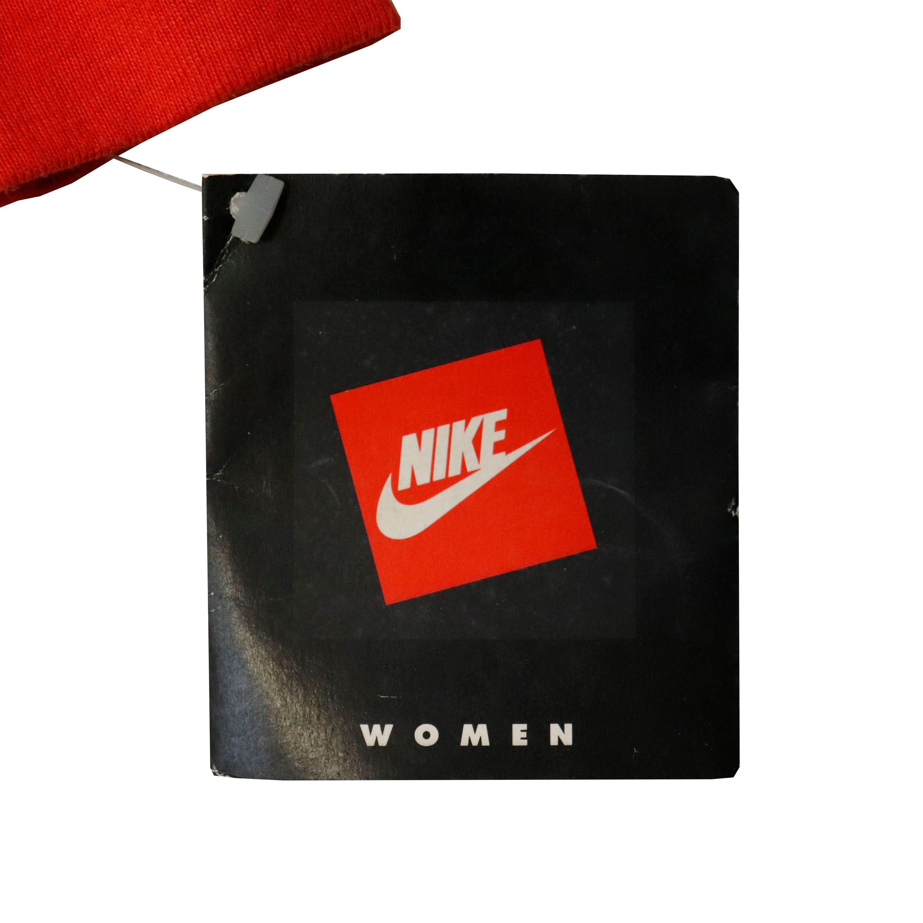 Vintage Deadstock 80s Nike Red Zip Front Jacket Size S