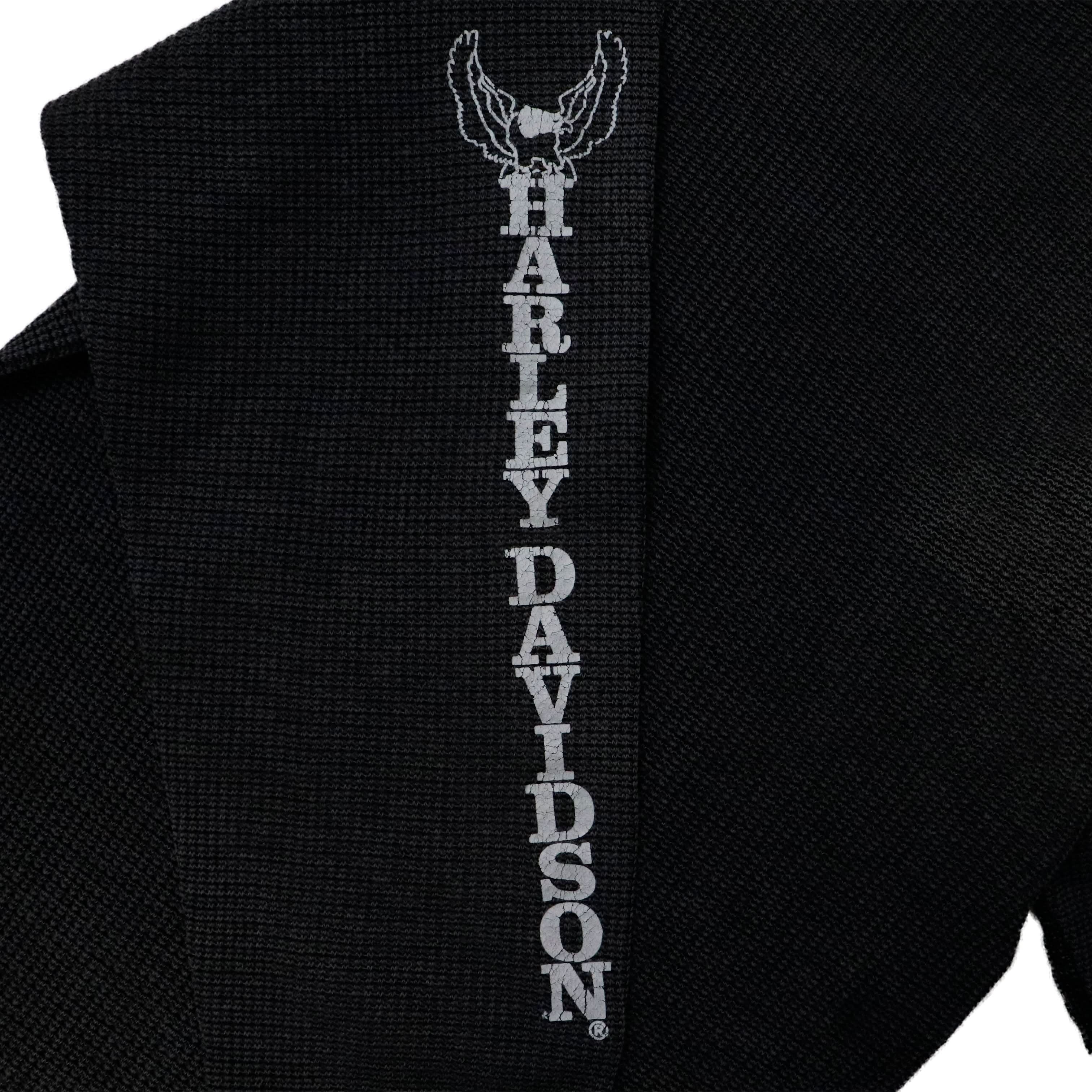 Vintage Harley Davidson Eagle Graphic Thermal Long Sleeve Size L