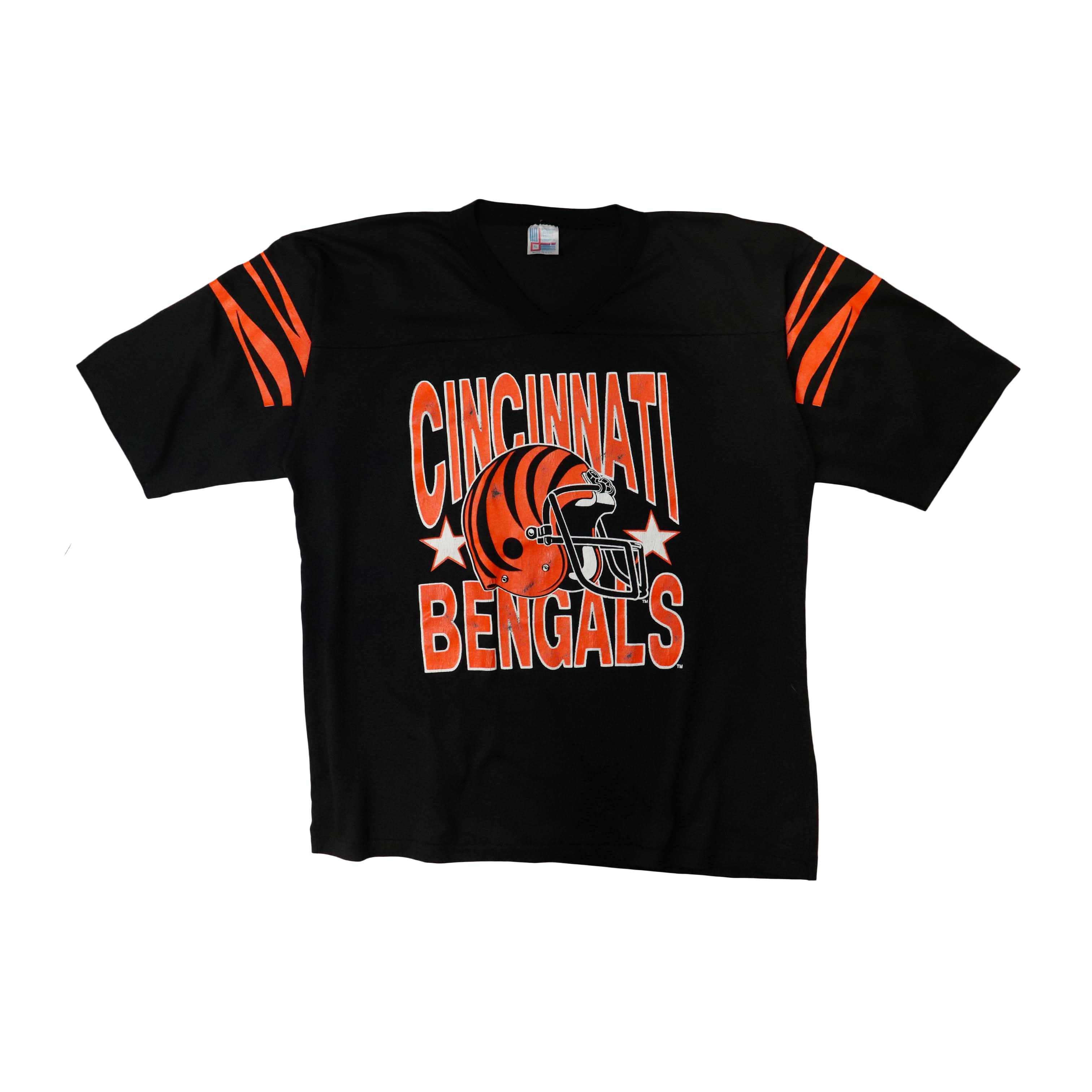 Vintage Cincinnati Bengals Graphic Jersey T-Shirt Size XL