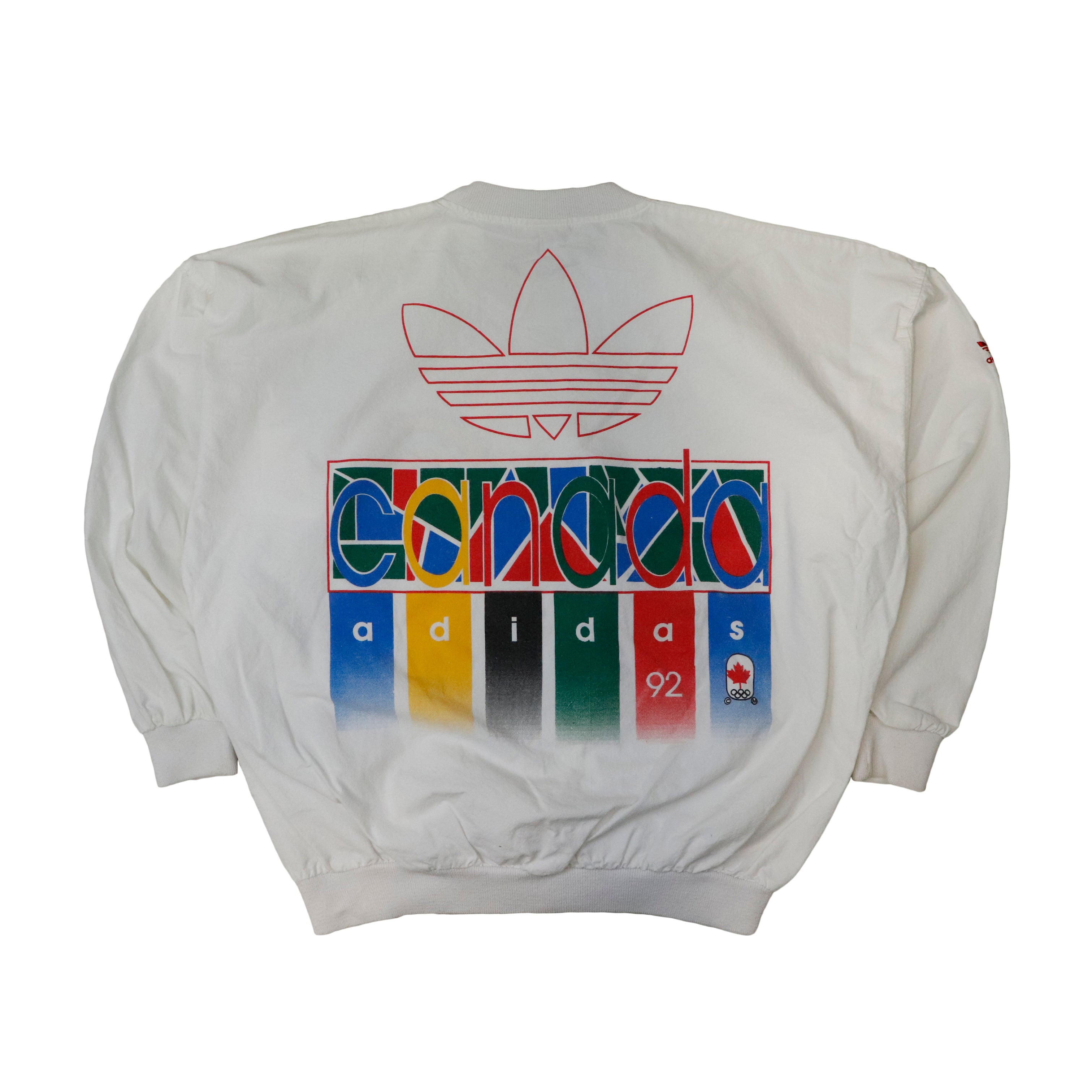 Vintage Adidas Barcelona 1992 Olympics Graphic Sweatshirt Size L