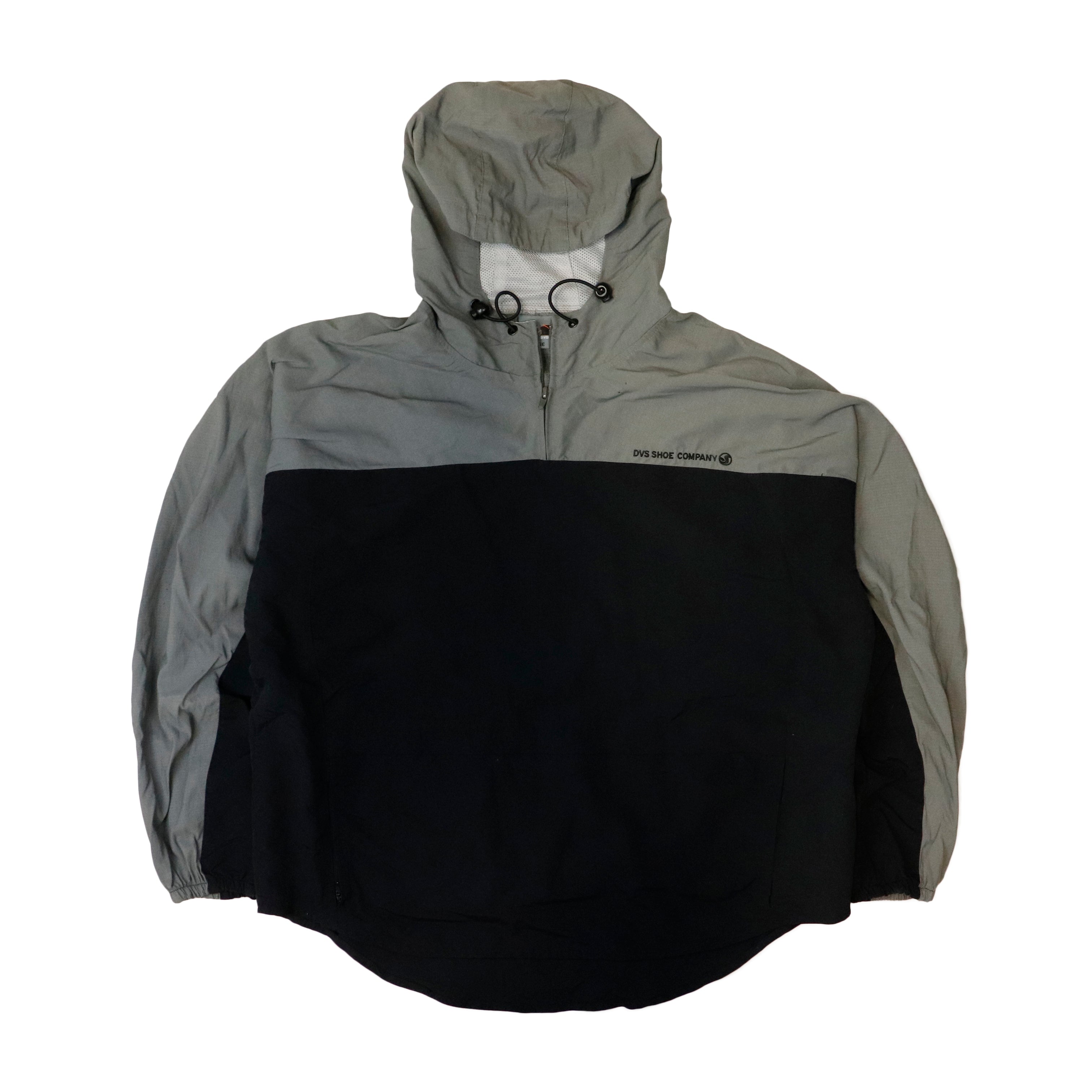 Vintage DVS Shoe Company Two-Tone Hooded Pullover Jacket Size L