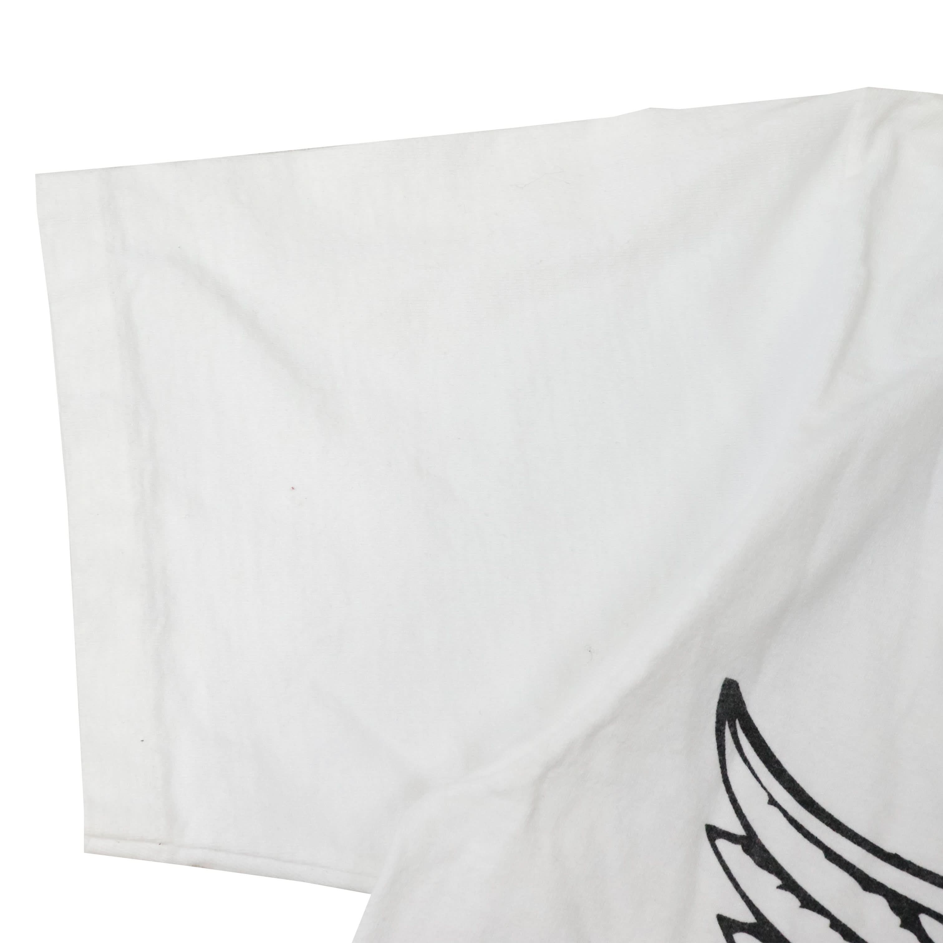 Vintage 1992 Roots Street Athletics Winged Torch Graphic T-Shirt Size L