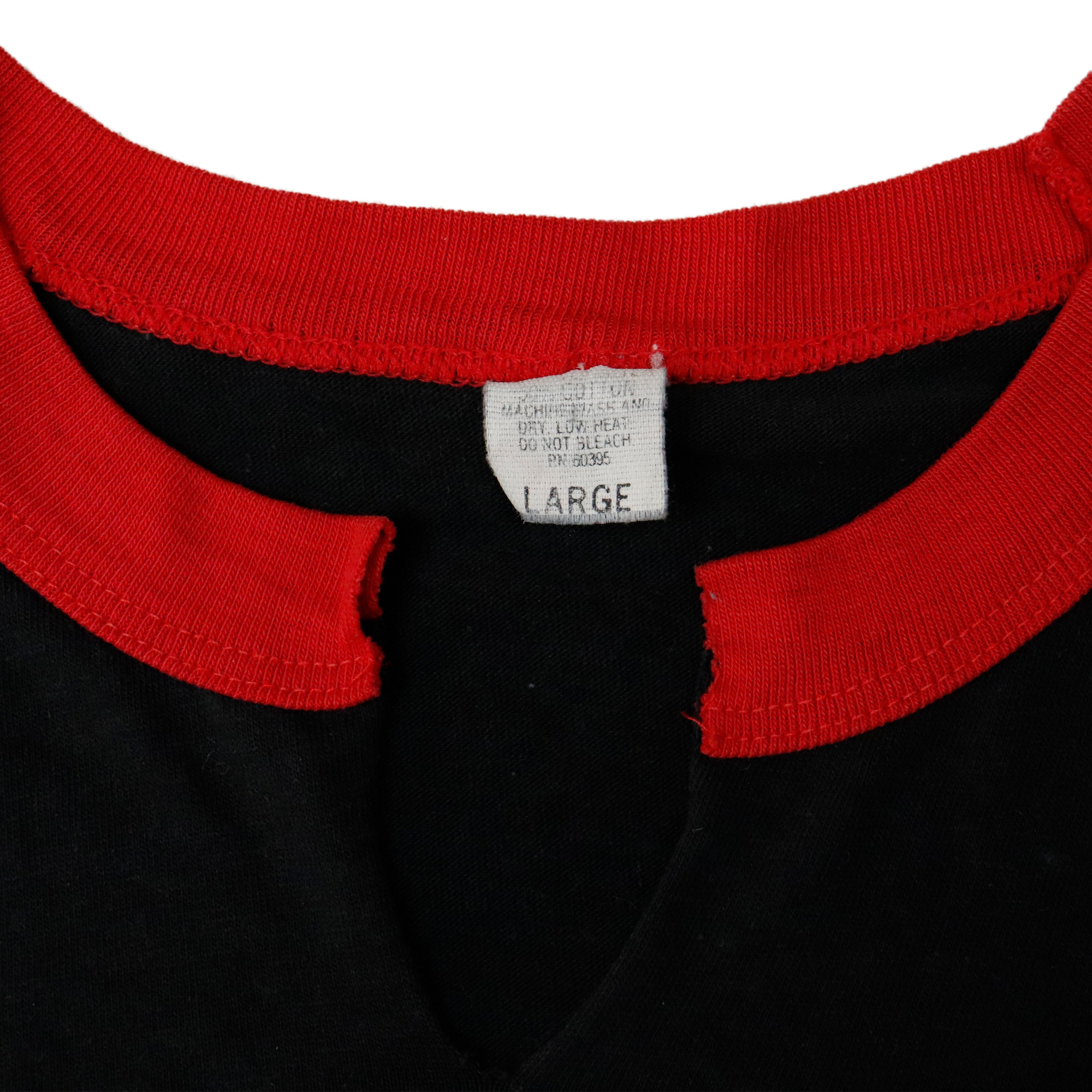 Vintage 1983 Hall & Oates H2O Raglan Sleeve Graphic T-Shirt Size L cut sleeves