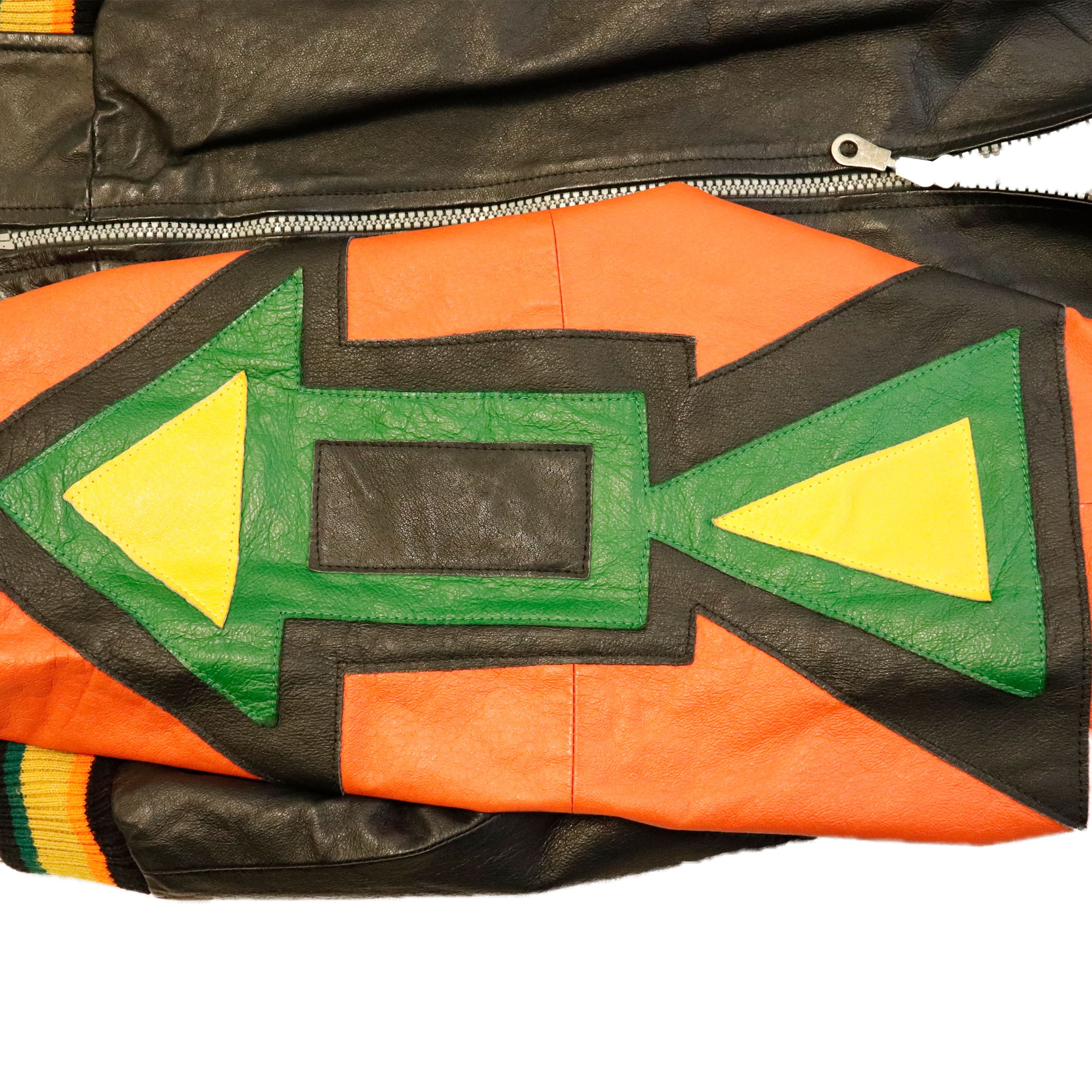 Vintage MTV Yo MTV Raps Leather Hooded Jacket Size L RARE!