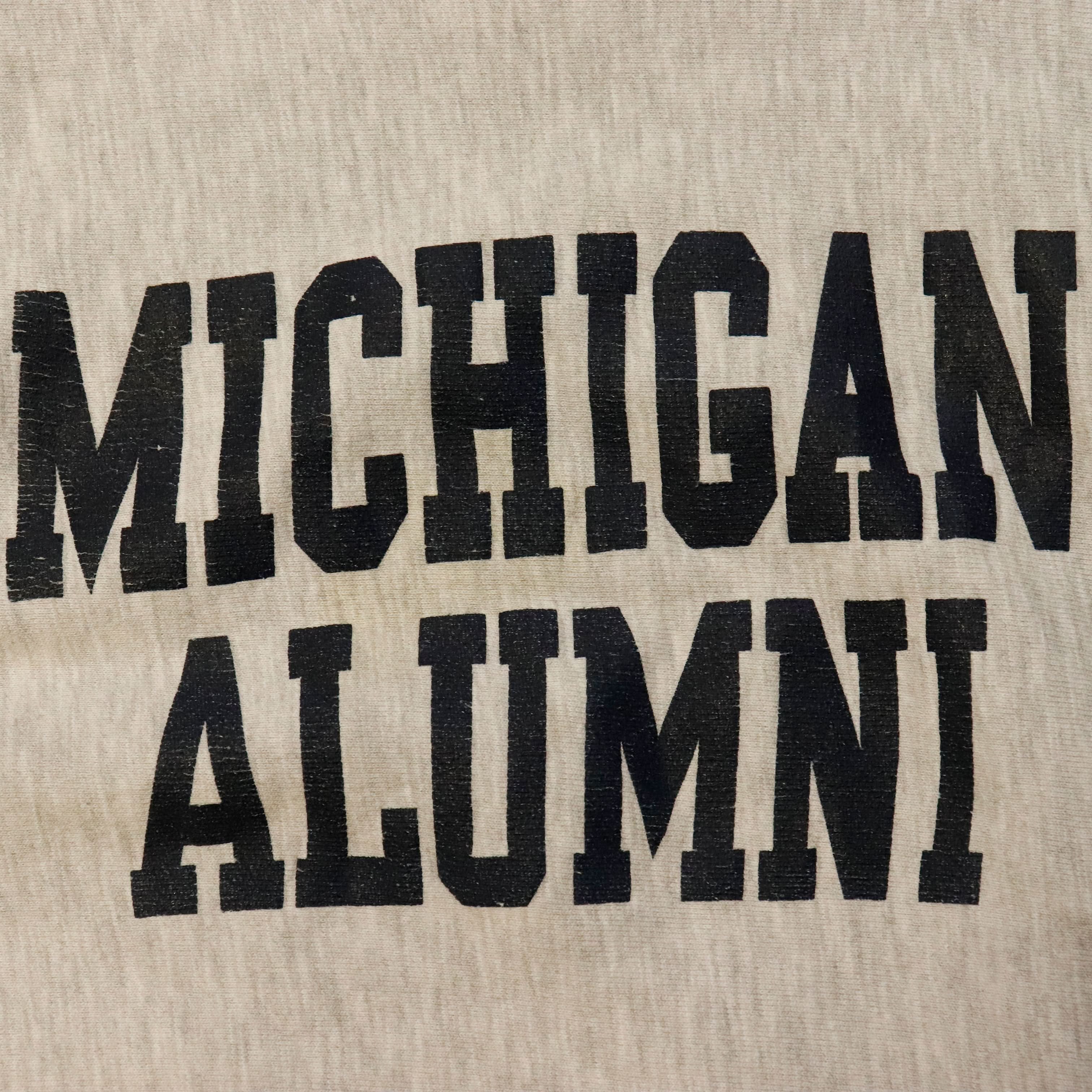 Vintage Champion Michigan Alumni Reverse Weave Sweatshirt Size XXL