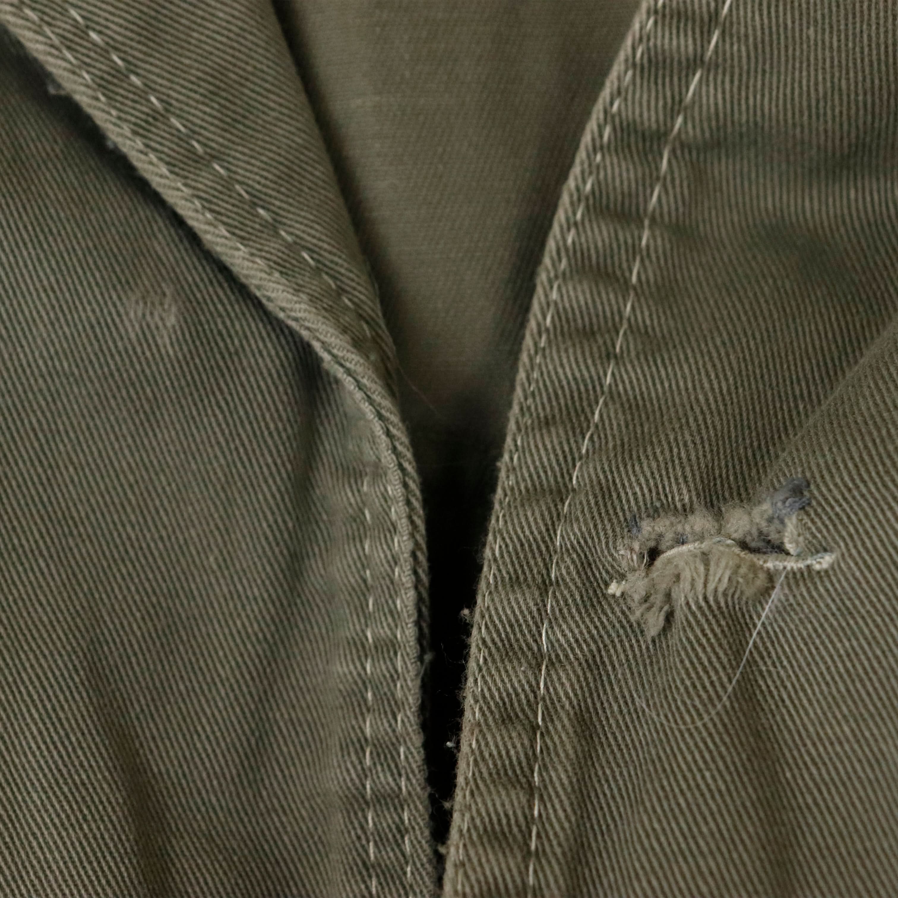 Vintage RARE Hunting Jacket 50s unique pocket details Fishing Army