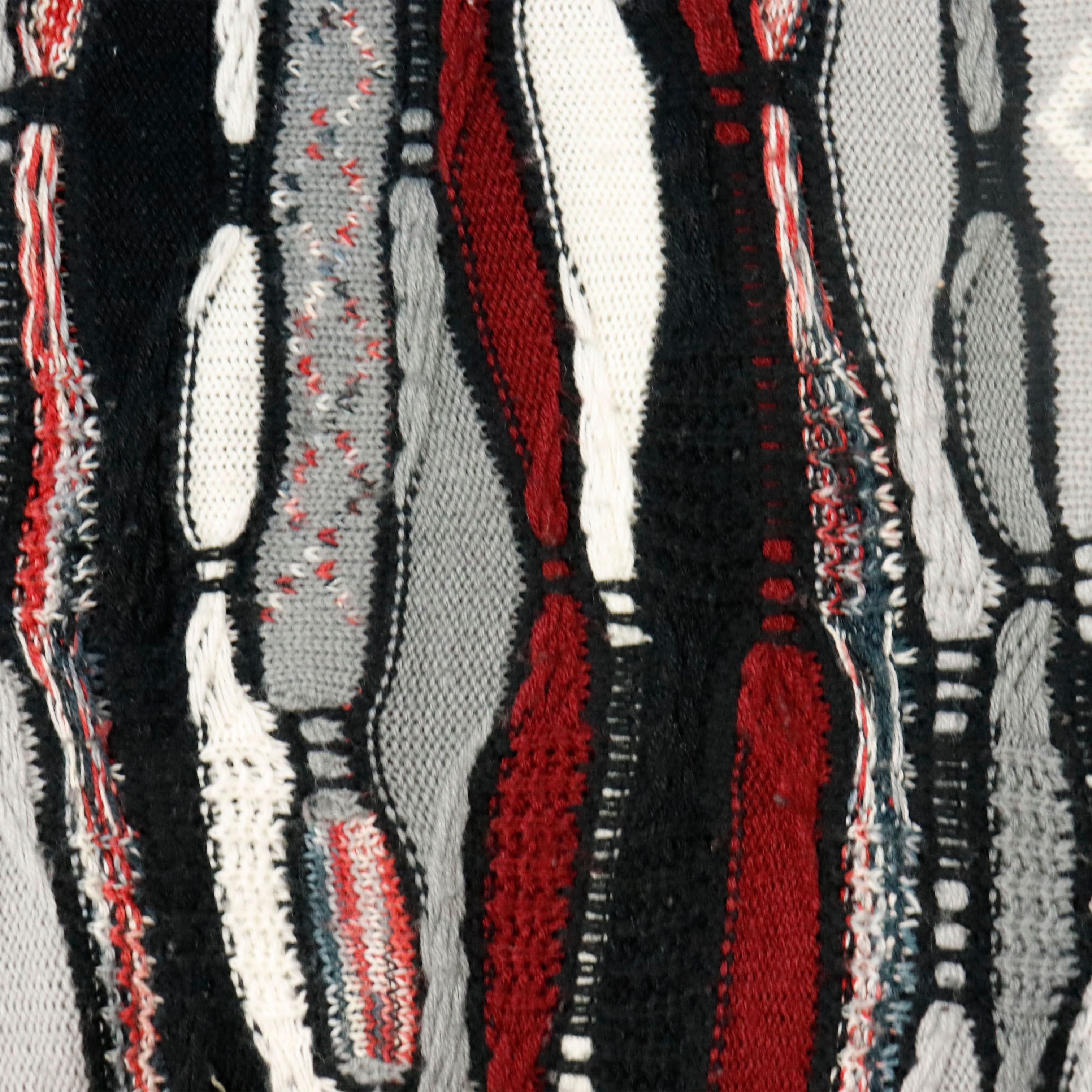 Vintage Alan Stuart Textured 3D Knit Sweater Size XL 90s