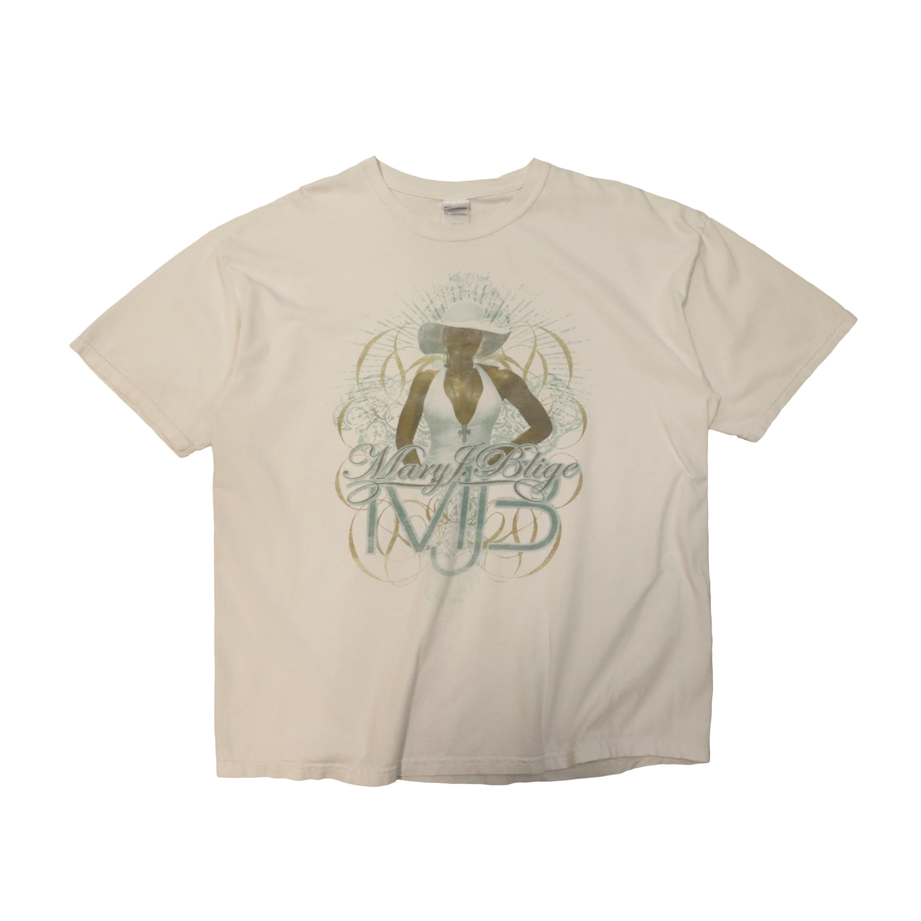 Vintage Mary J Blige Rap Graphic T-Shirt Size XL