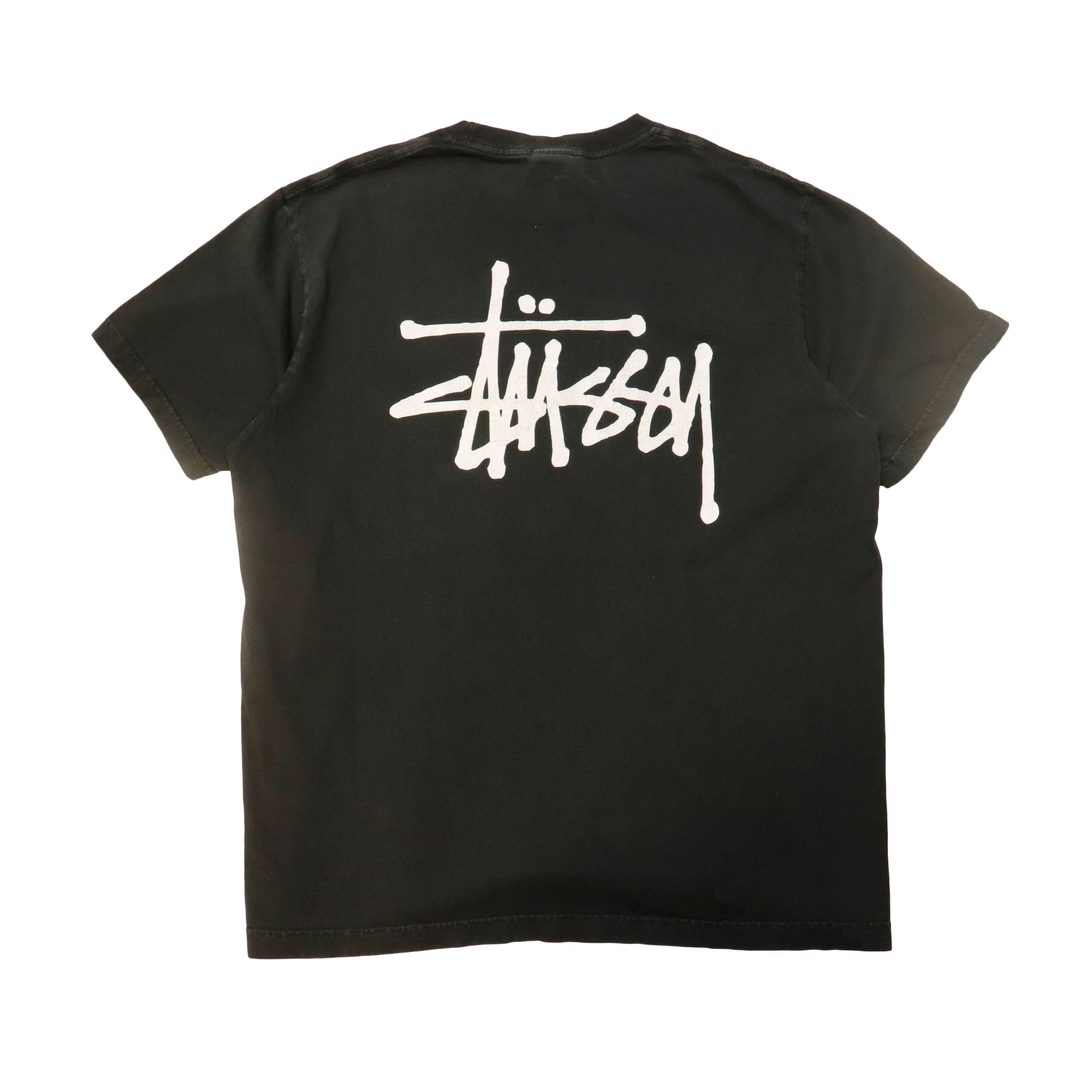 Vintage Stussy Signature Logo T-Shirt Size L