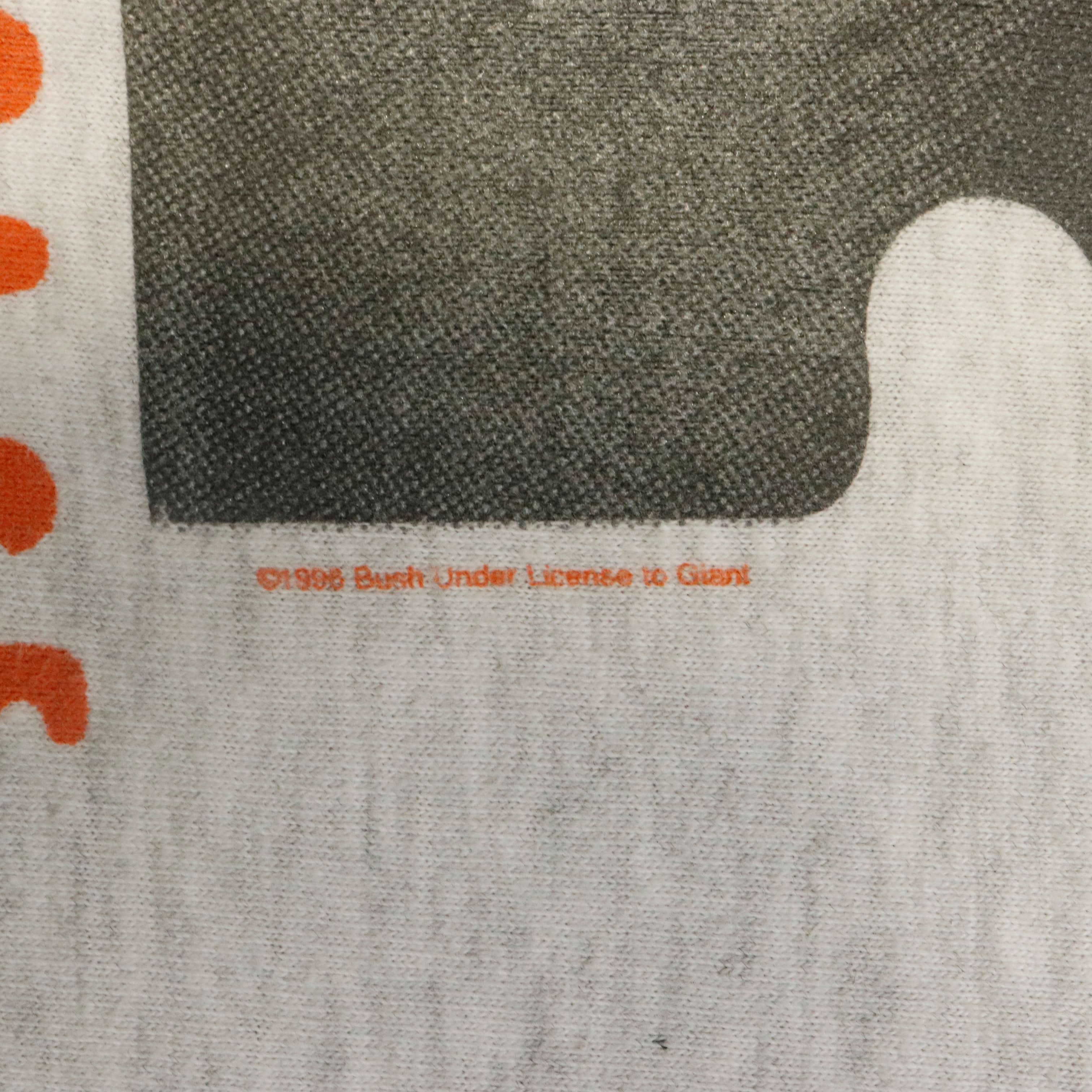 Vintage 1996 Bush Razorblade Suitcase Graphic T-Shirt Size N/A