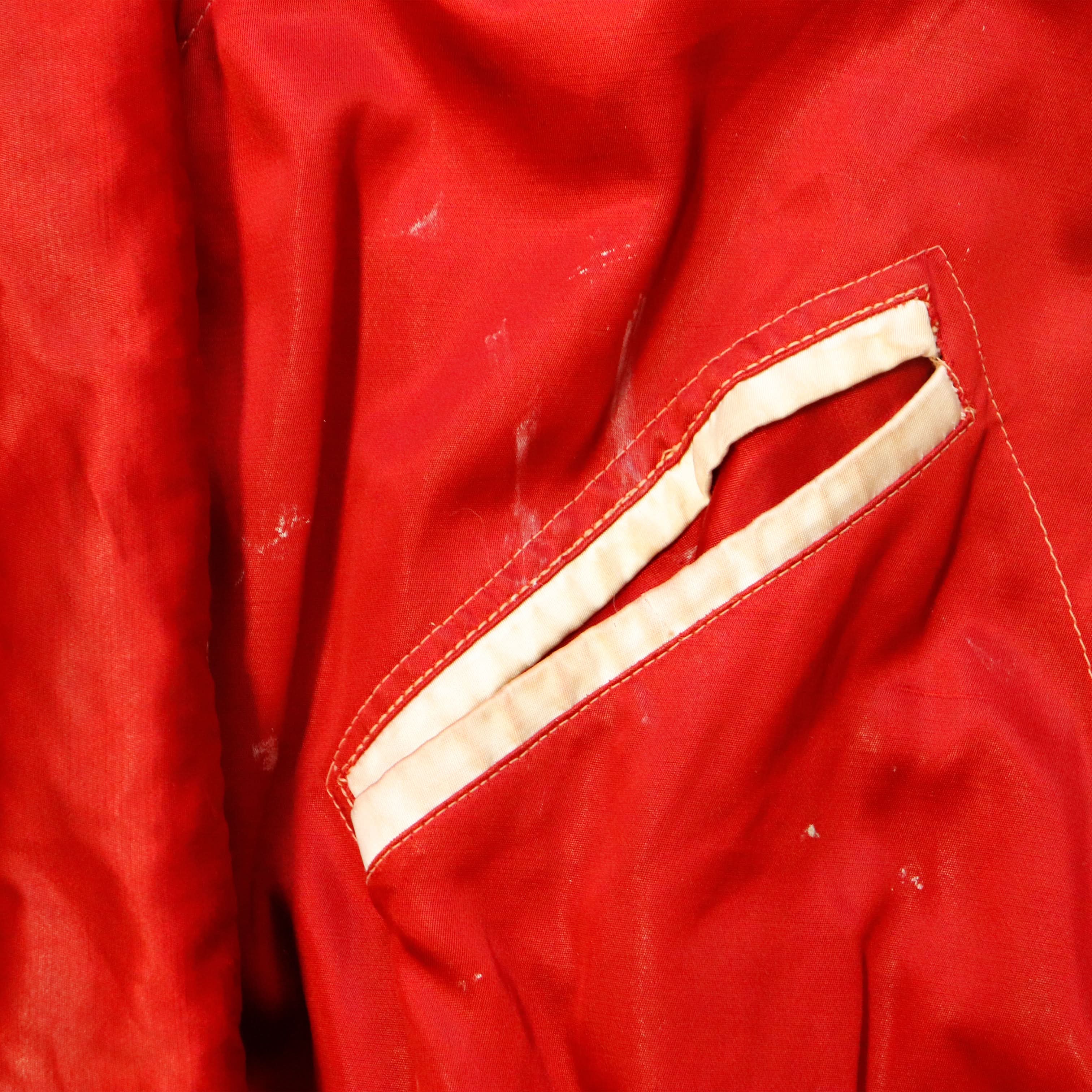 Vintage 40s Sandow Sportswear Alberni Athletics Satin Jacket