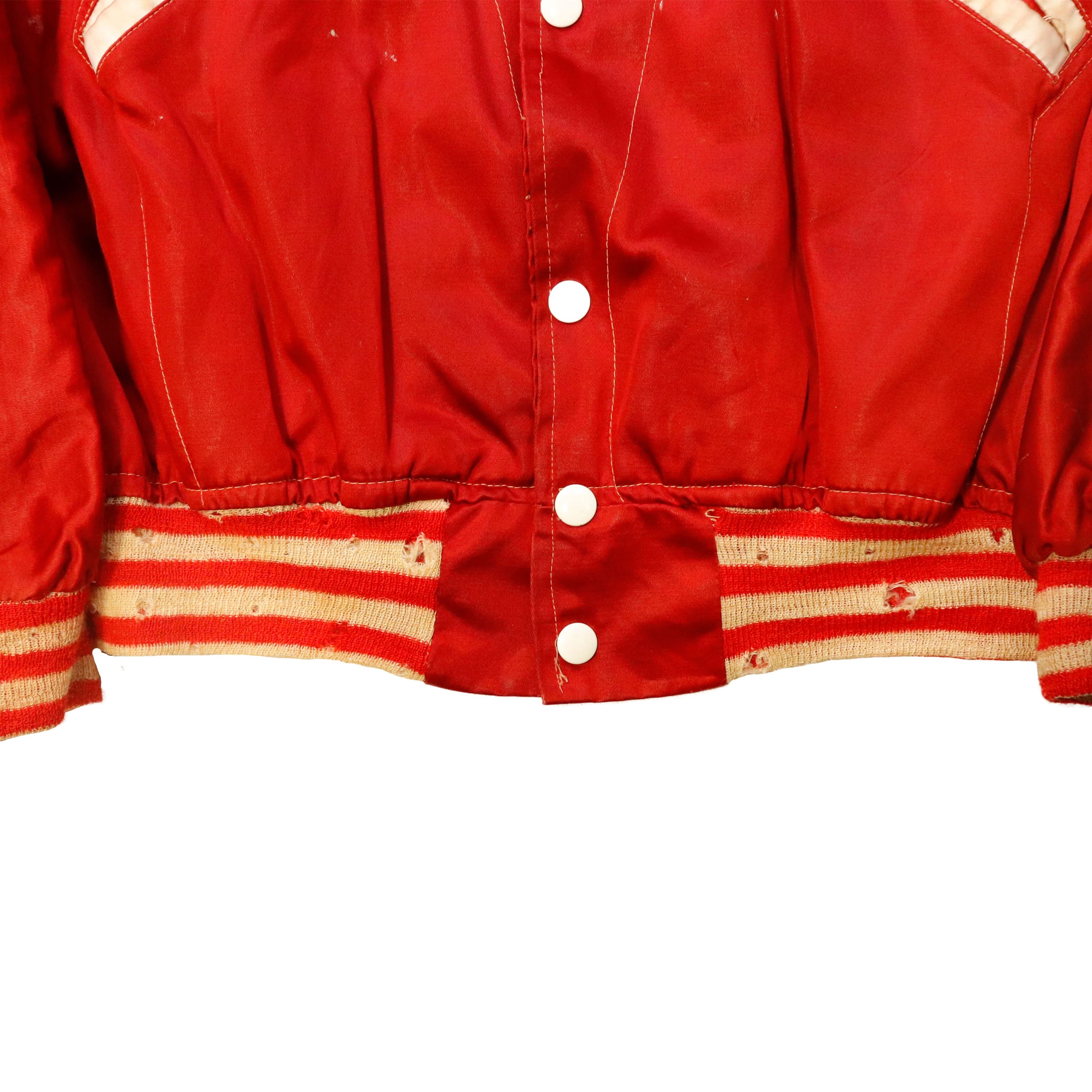 Vintage 40s Sandow Sportswear Alberni Athletics Satin Jacket