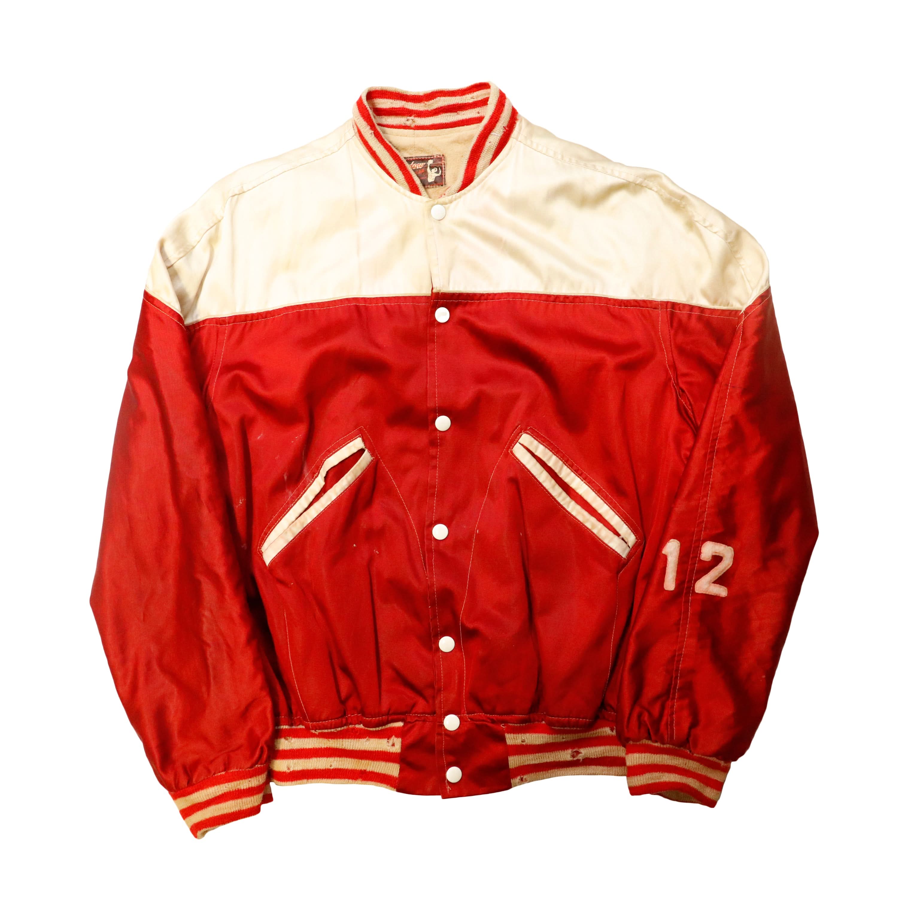 Vintage 40s Sandow Sportswear Alberni Athletics Satin Jacket