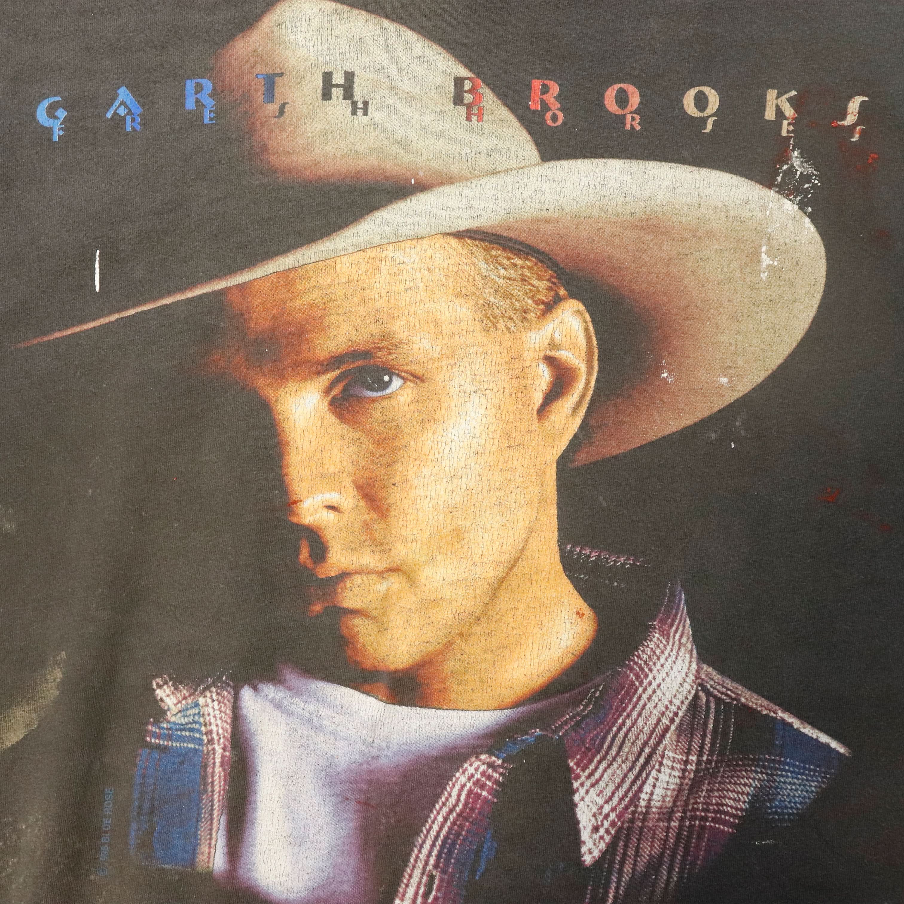 Vintage Garth Brooks Photo Graphic T-Shirt Size XL