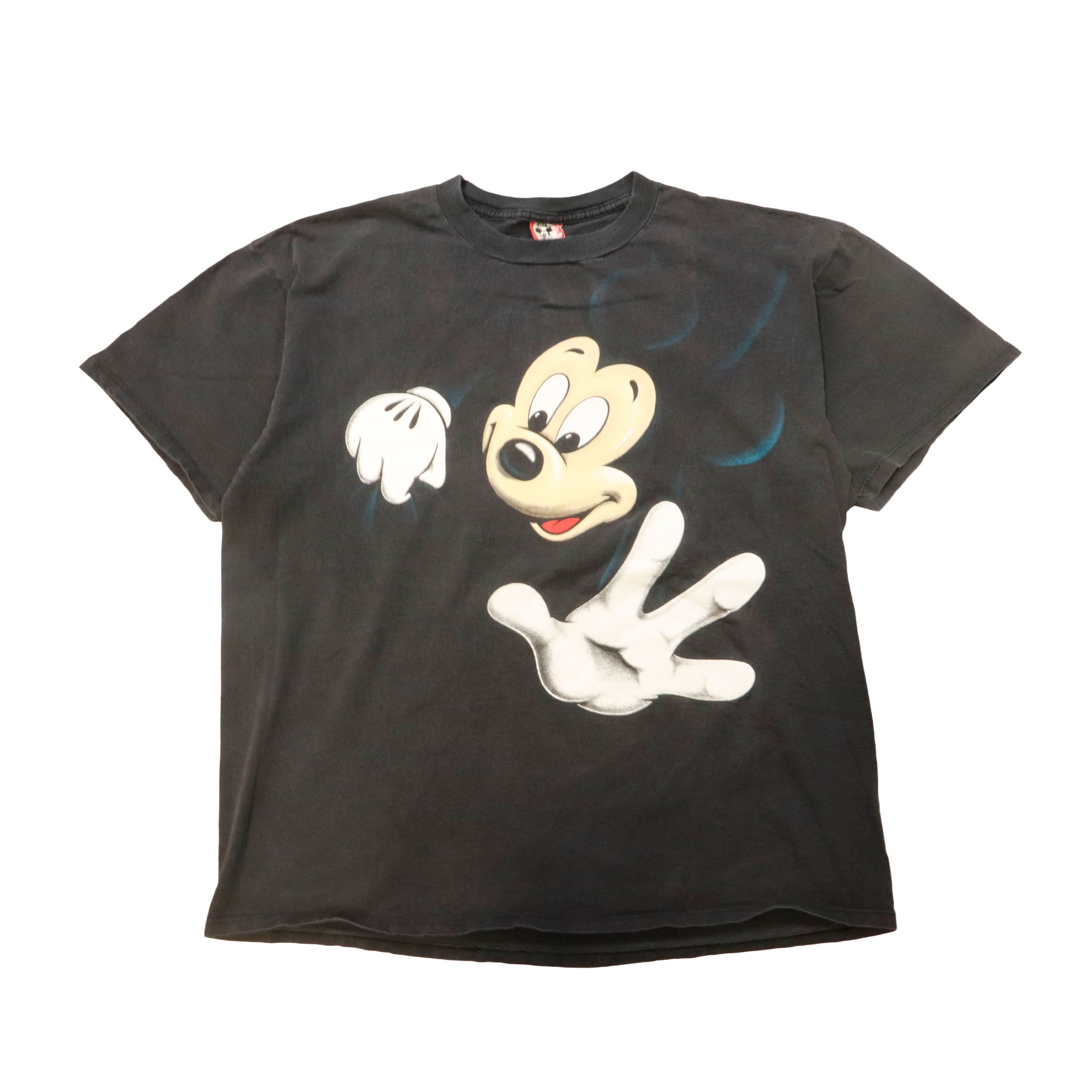 Vintage Mickey Mouse Big Head graphic T-shirt 90s