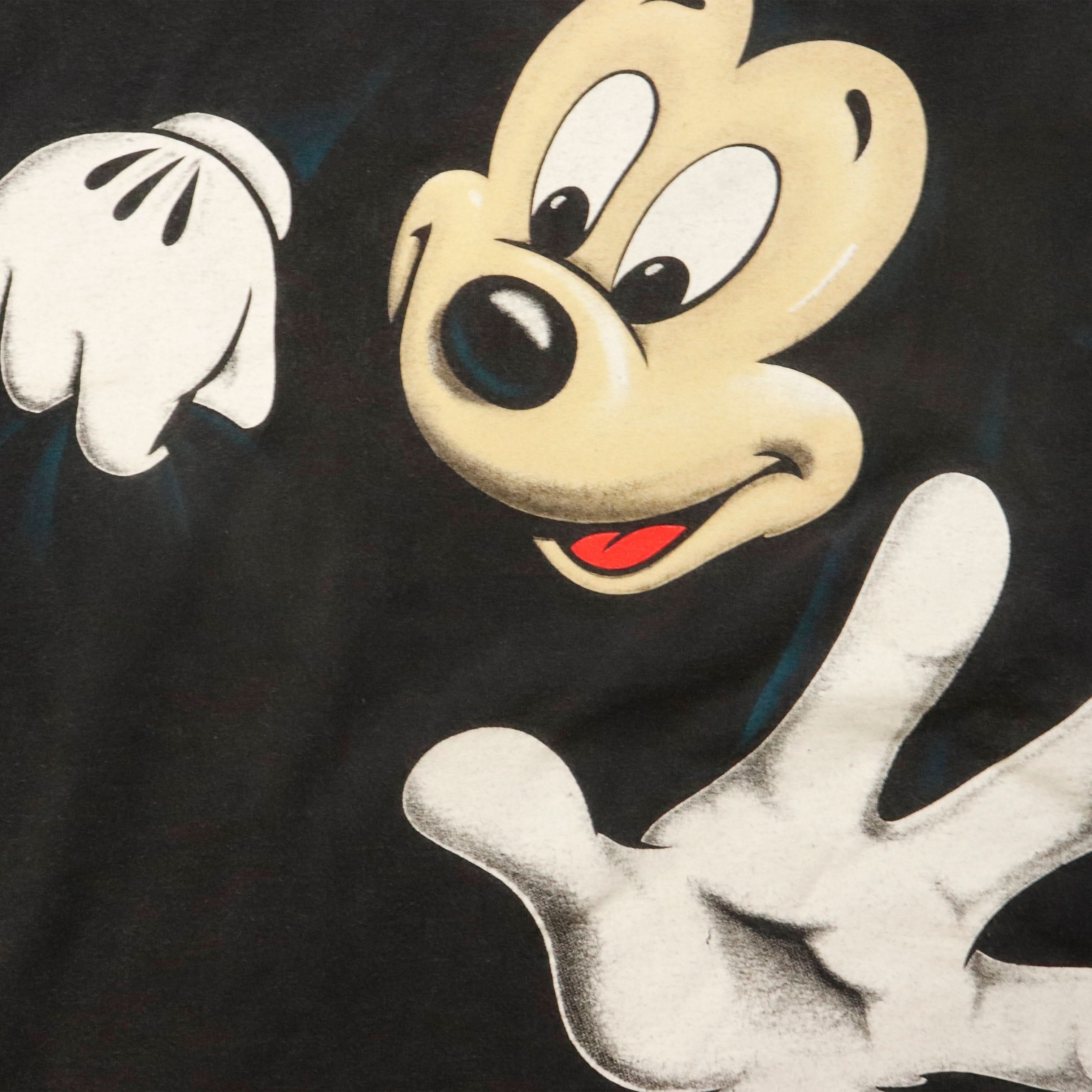 Vintage Mickey Mouse Big Head graphic T-shirt 90s