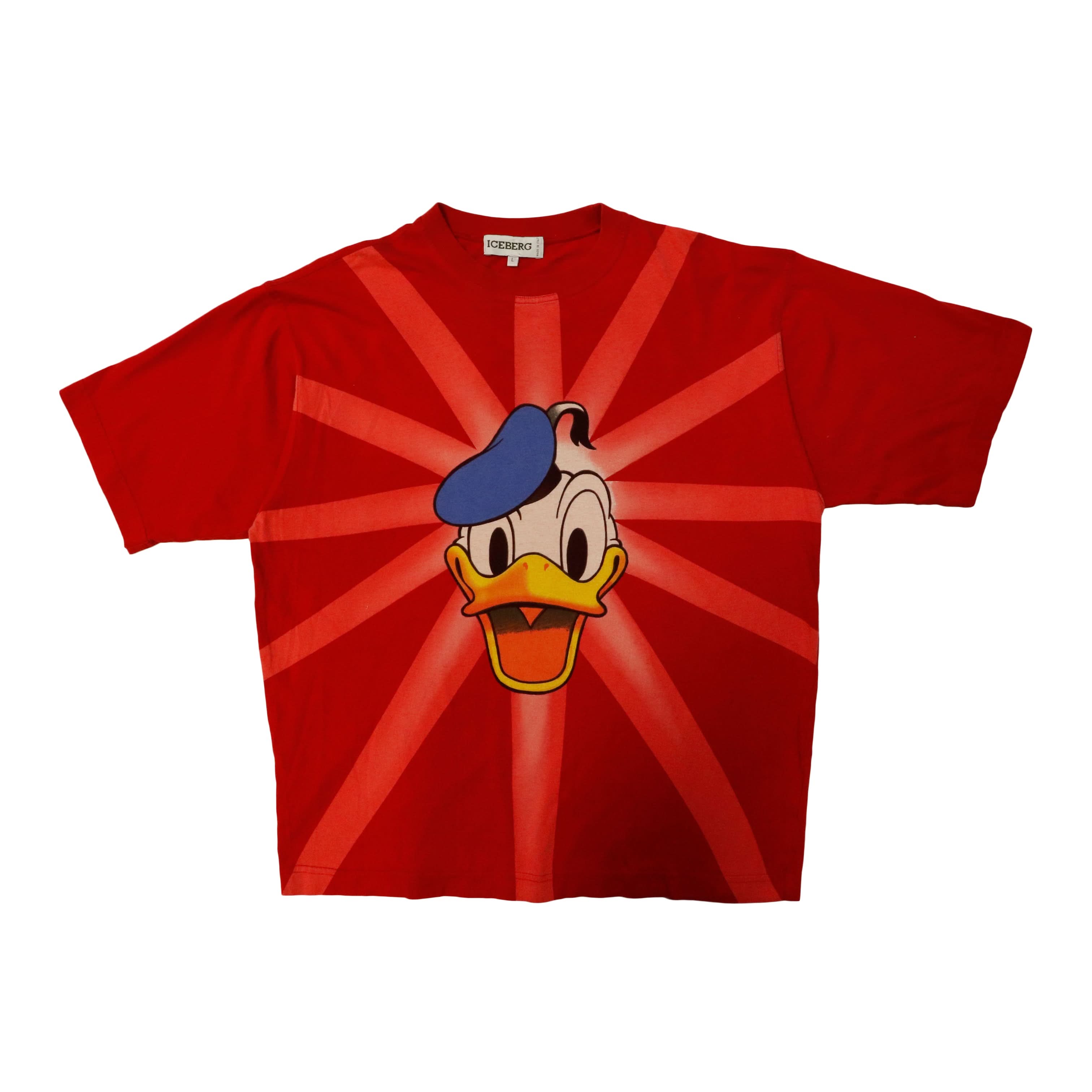 Vintage Iceberg Donald Duck Graphic T-Shirt Size L