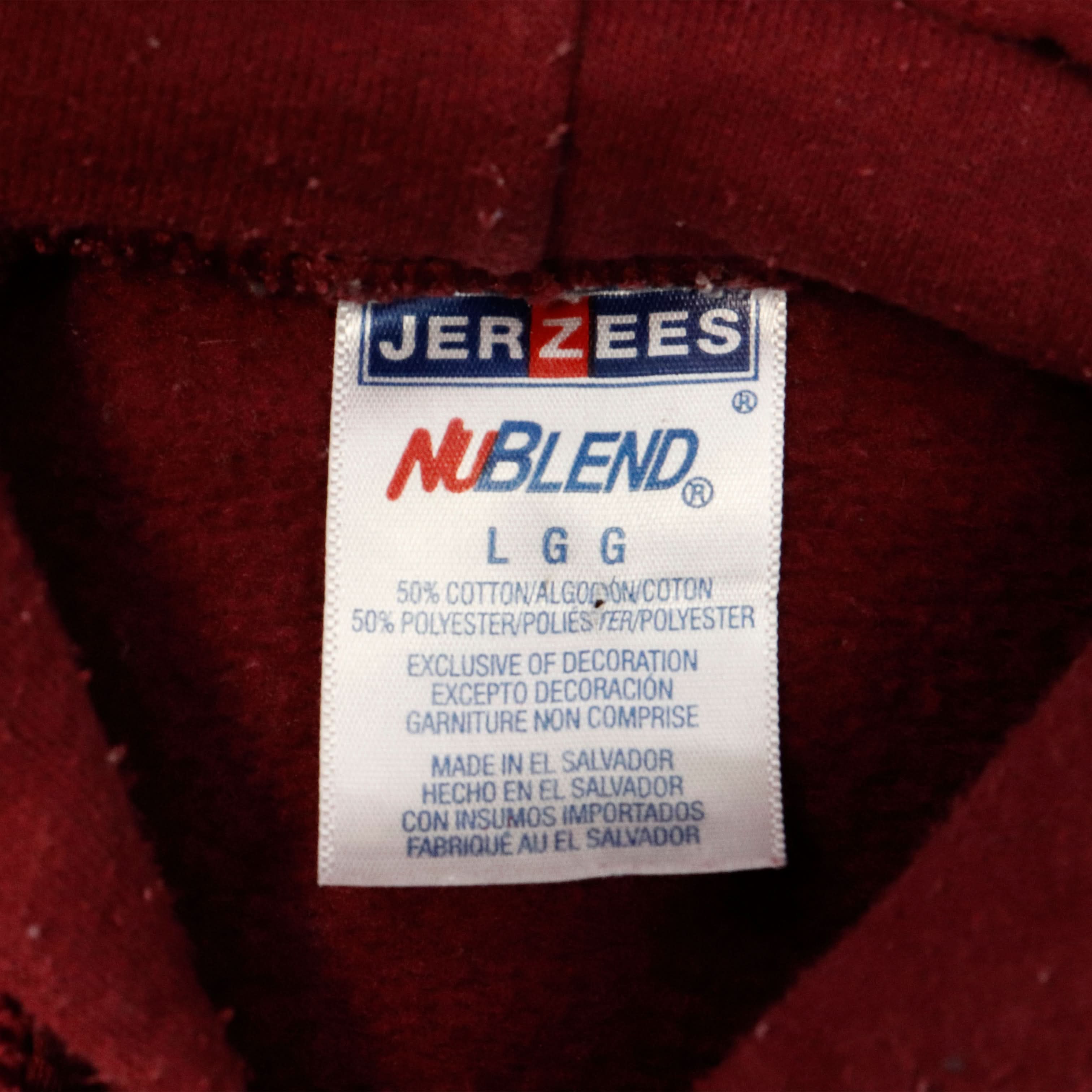 Vintage 90s Jerzees Harvard University Graphic Hoodie Size L