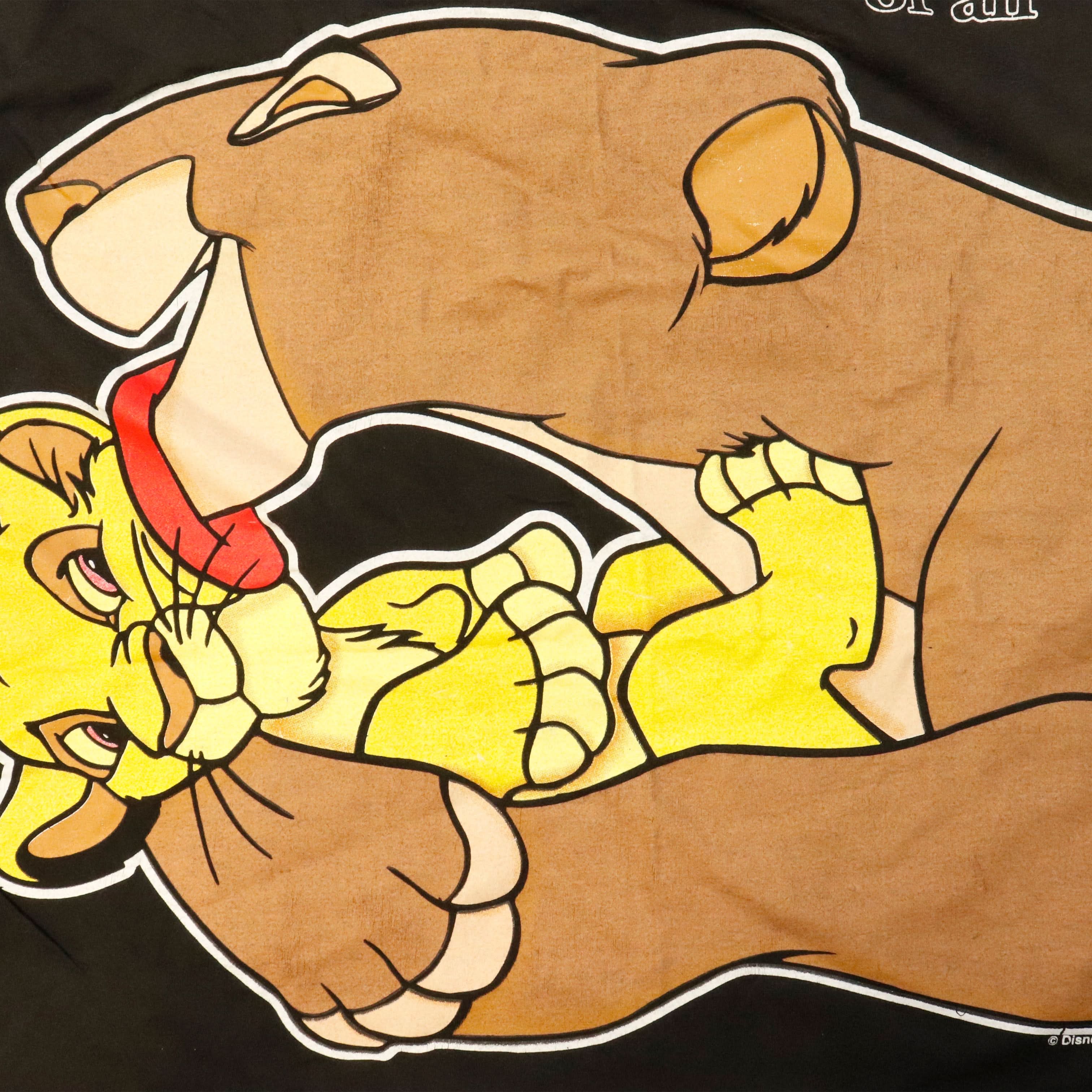 Vintage Disney The Lion King Simba Graphic T-Shirt Size OS