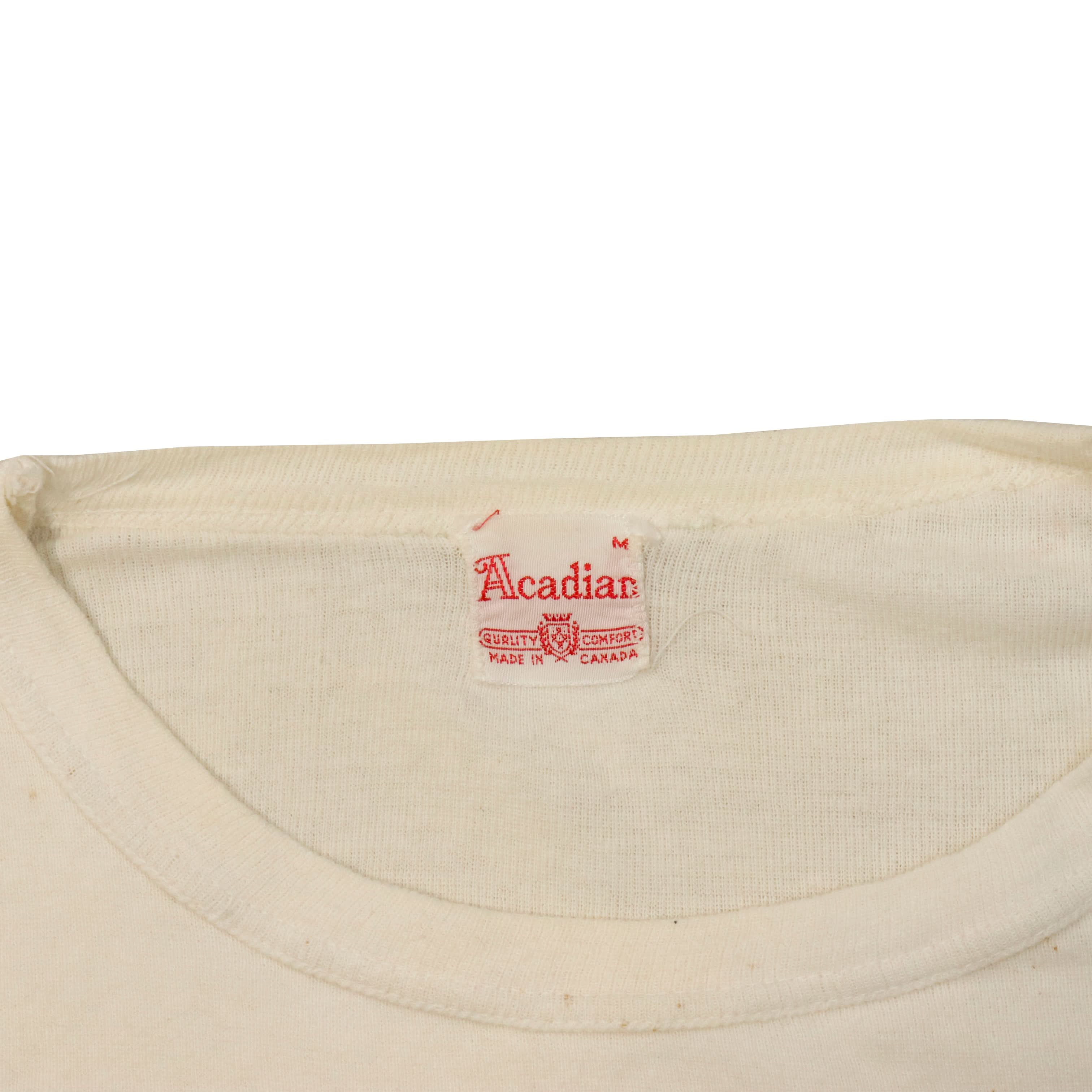 Vintage 40s Acadian Montreal To Toronto 400 Mile Run T-Shirt Size M RARE