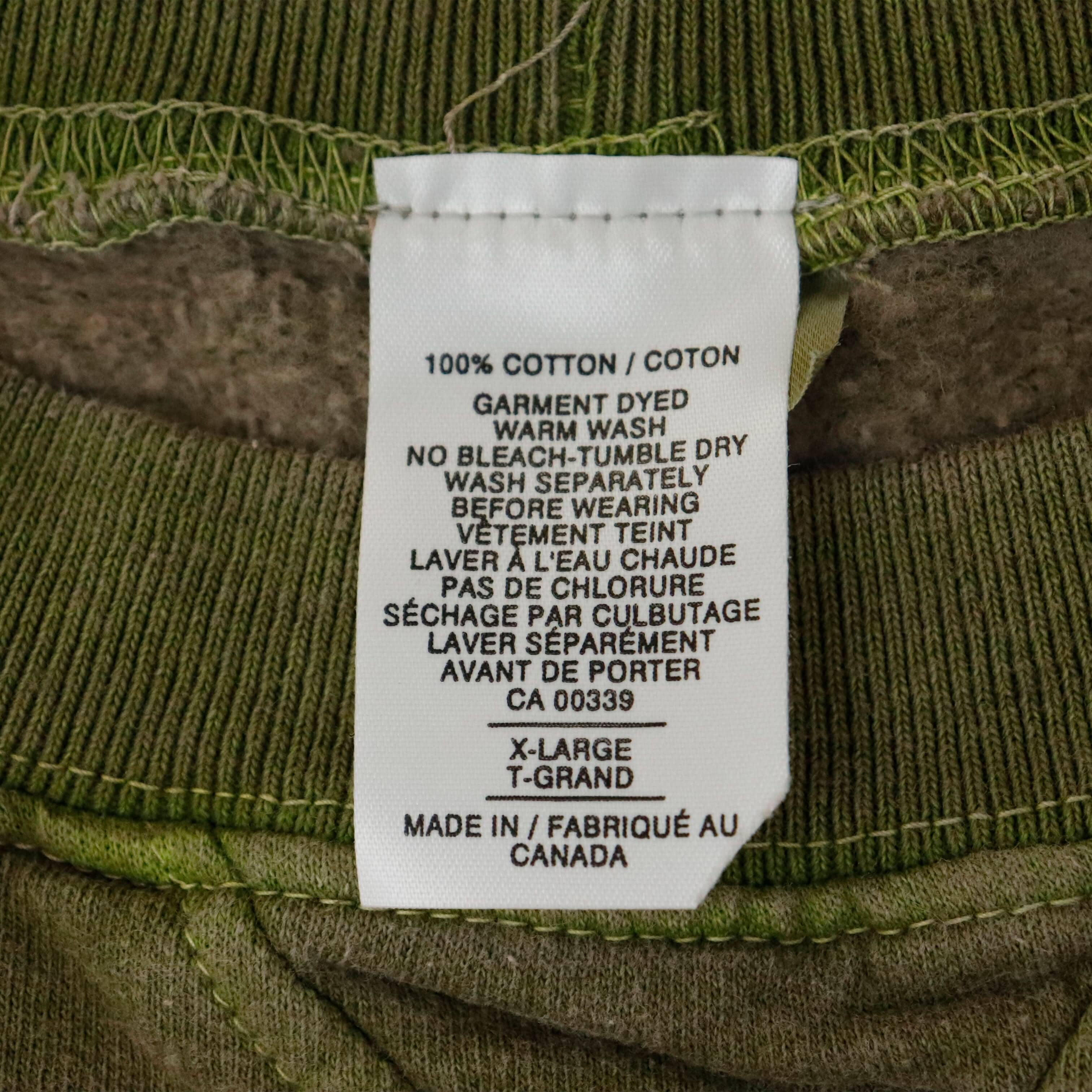 2000 - Kids in the Hall KITH Olive Crewneck Sweatshirt Size XL FAIF.CA 