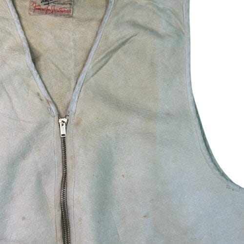 40s Leather Vest Dearskin Simpsons Hunting Fishing Sportswear jacket OTHER 