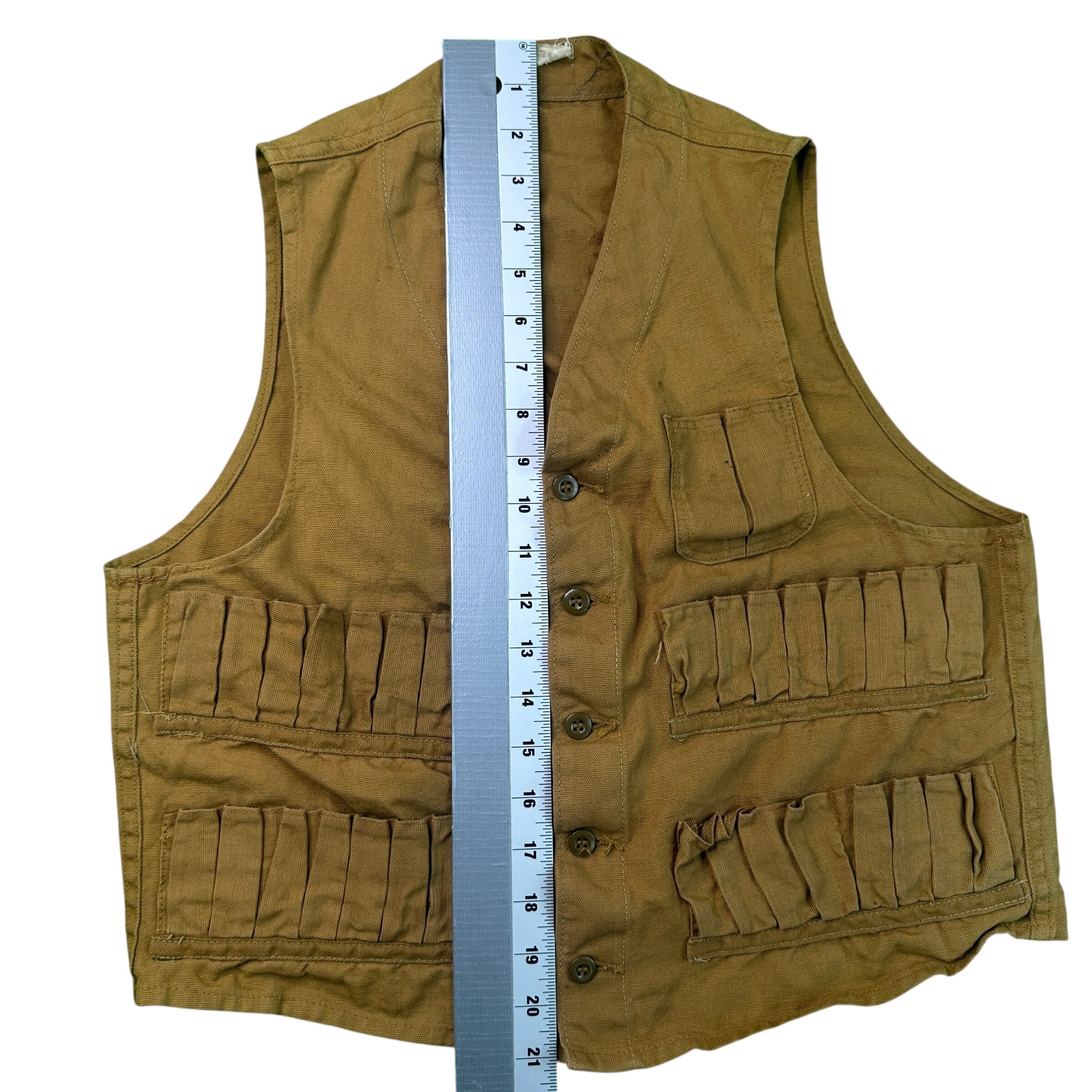 40s Vintage Hunting Vest Shotgun Canvas vest OTHER 