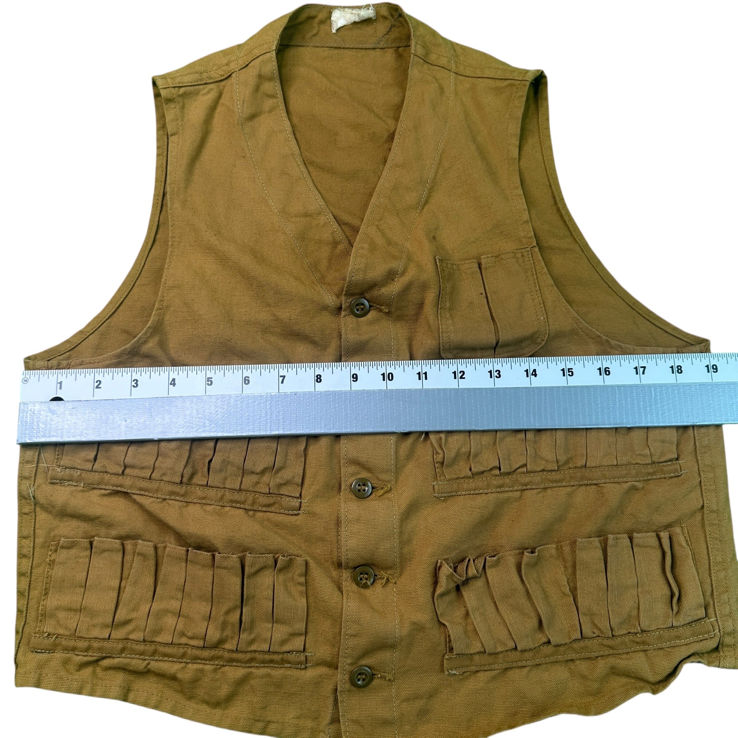 40s Vintage Hunting Vest Shotgun Canvas vest OTHER 