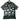 Vintage Liquid Blue AOP Skull Black T Shirt size - L