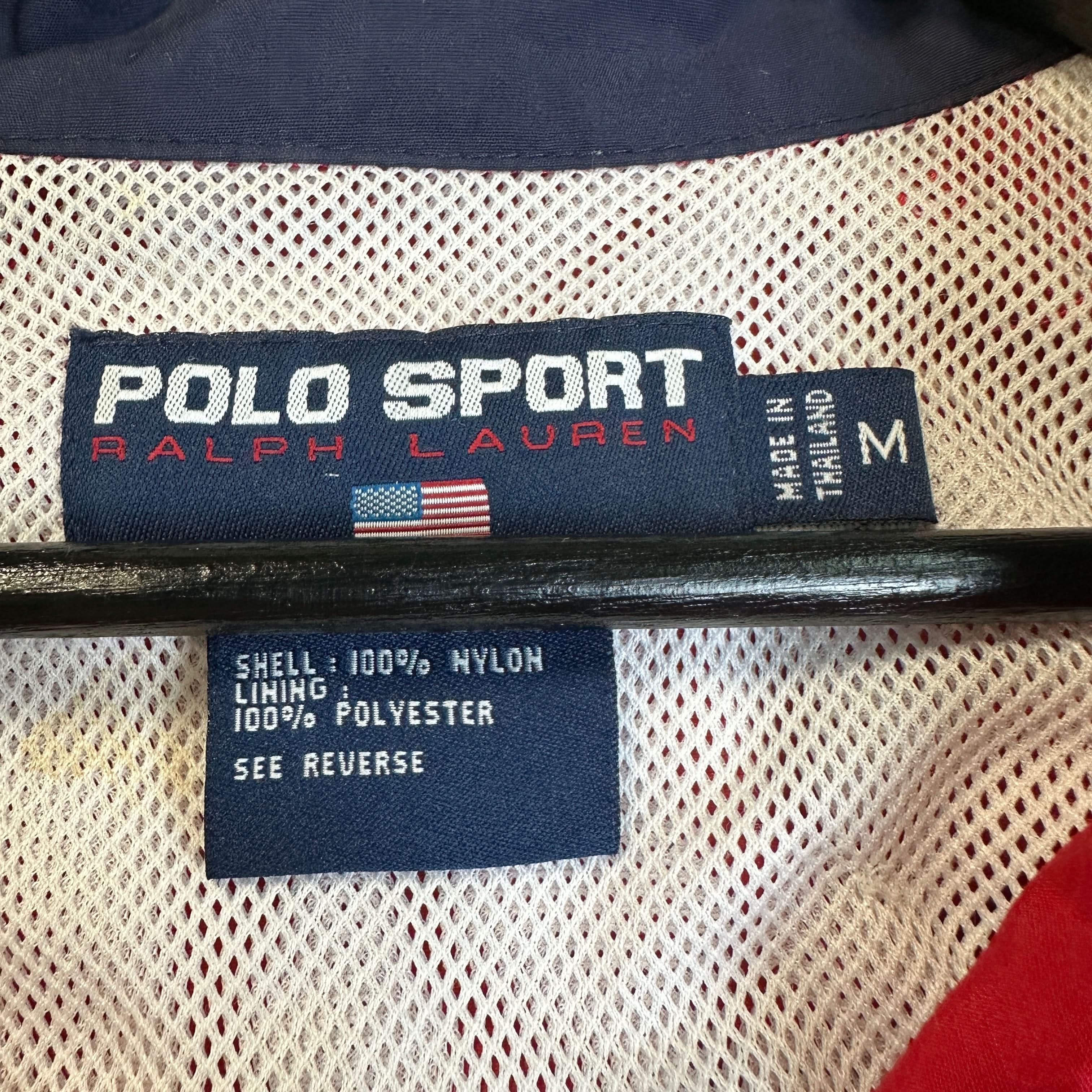 Vintage Polo Sport Windbreaker Jacket Size- M