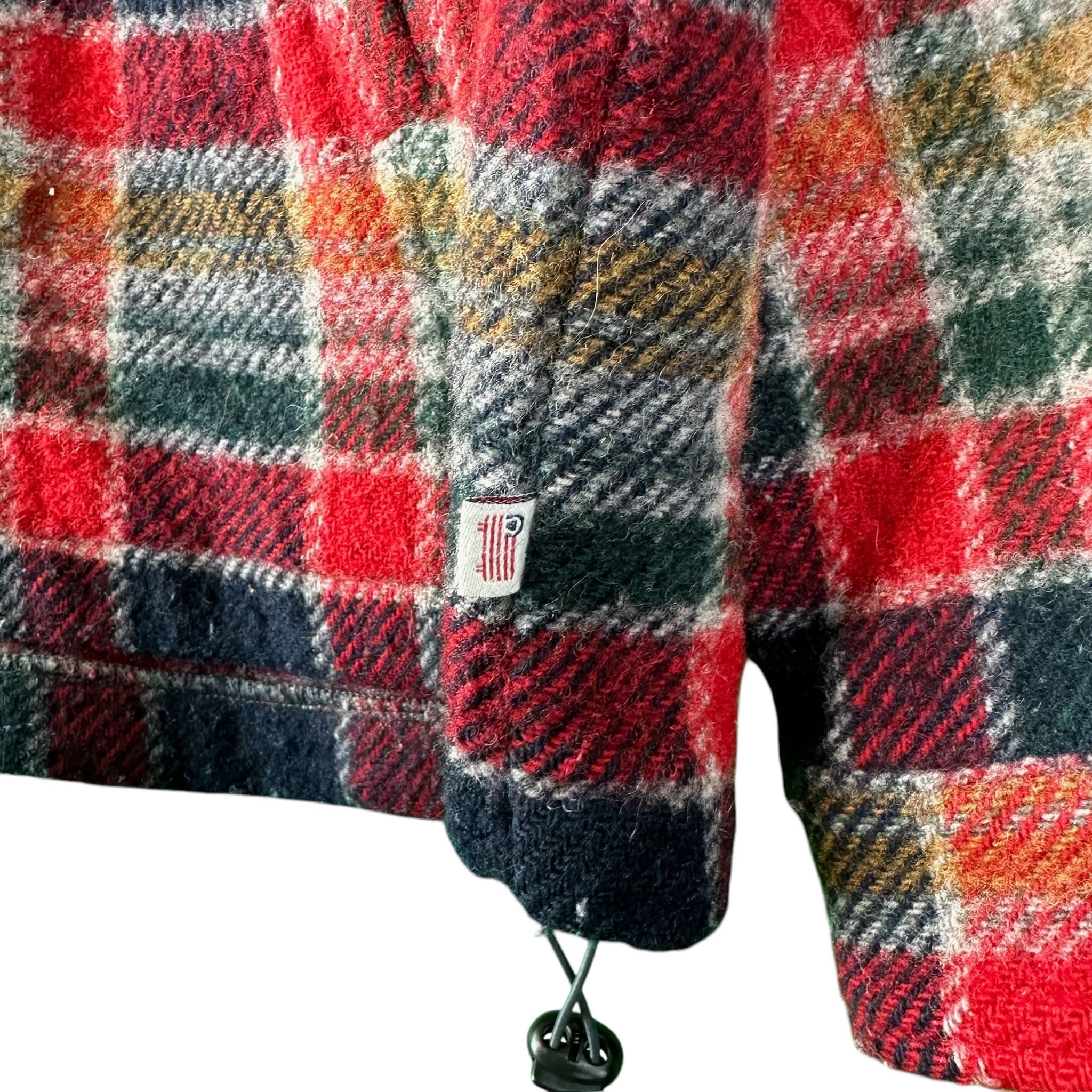 Vintage Woolrich Plaid Zip Up Jacket - L