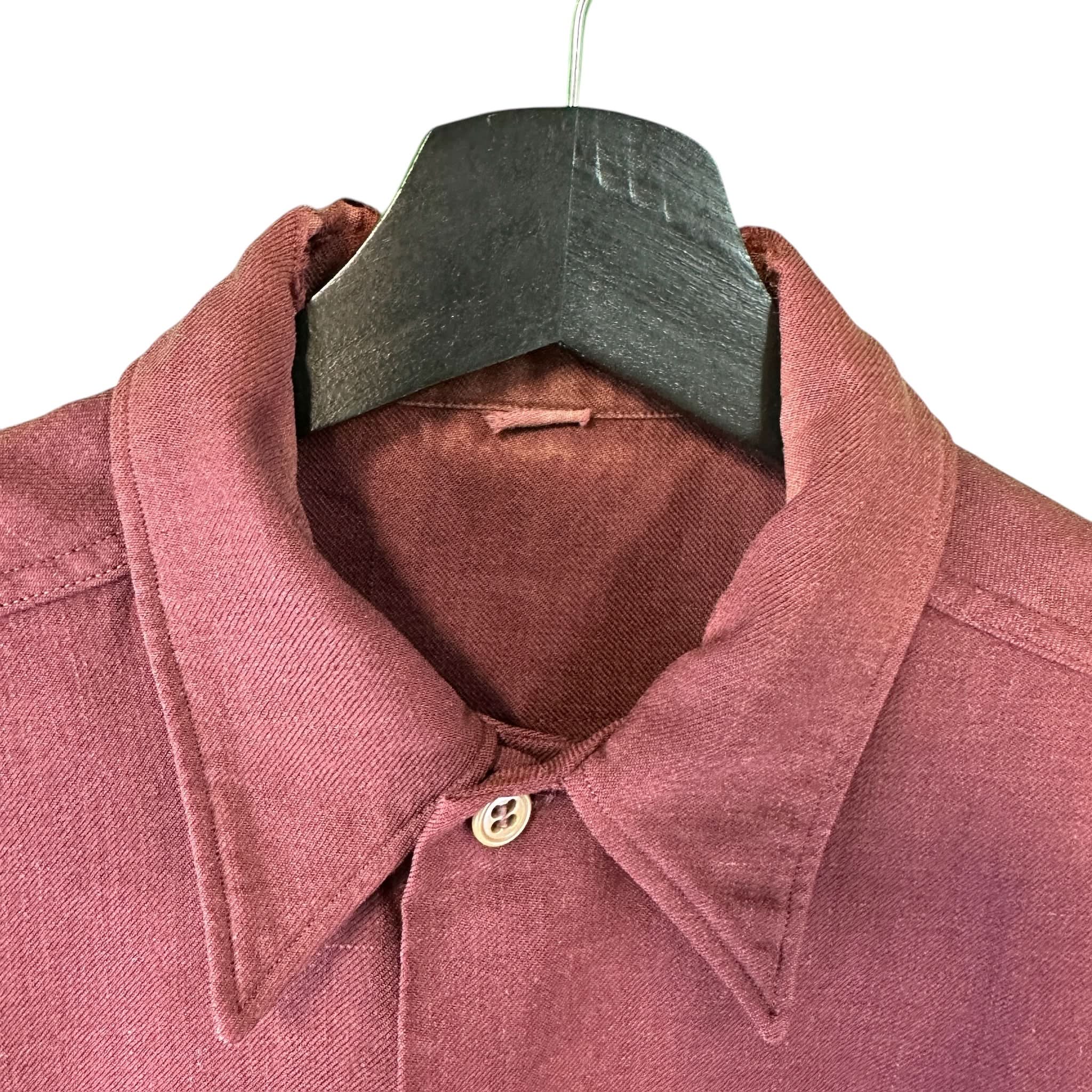 Vintage 40s Button Up with Gusset