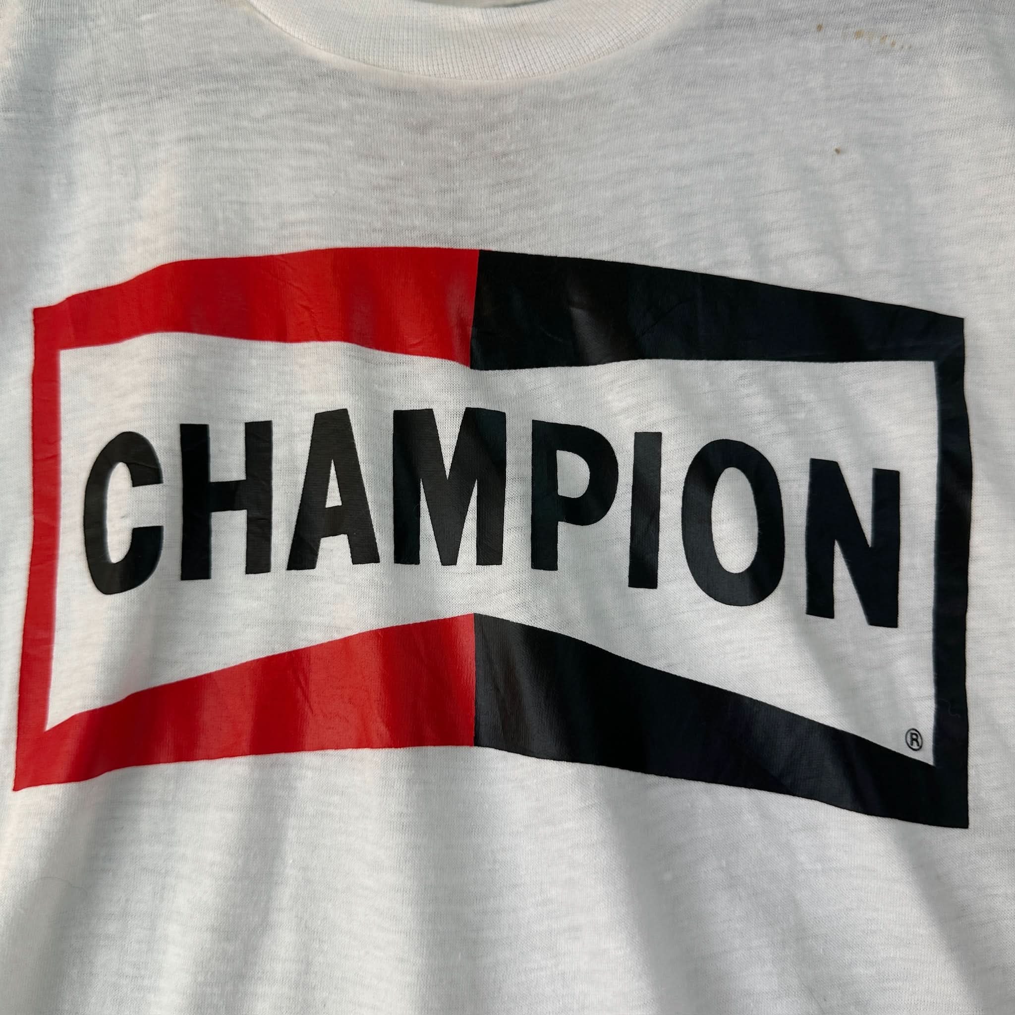 Vintage Champion Spark Plugs T Shirt - L