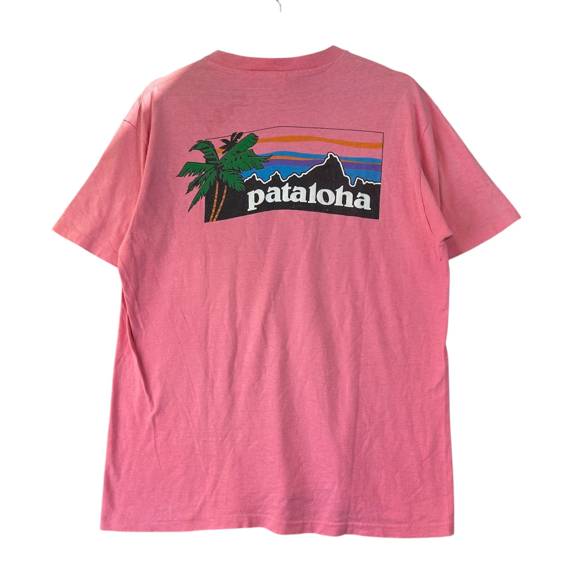 Vintage Patagonia Pataloha Pink Hanes Beefy T Shirt - L