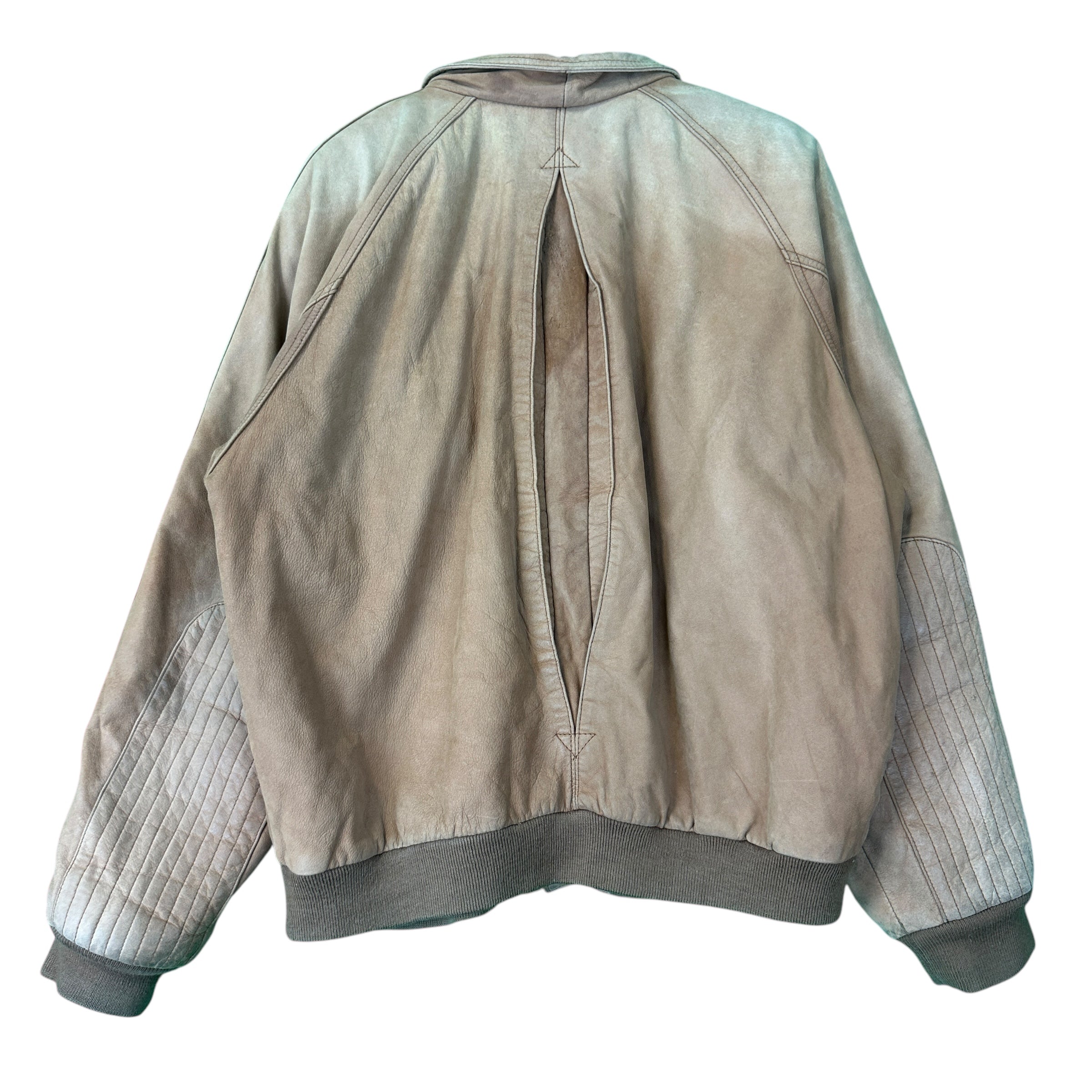 Vintage Marlboro Light Brown Leather Jacket - L